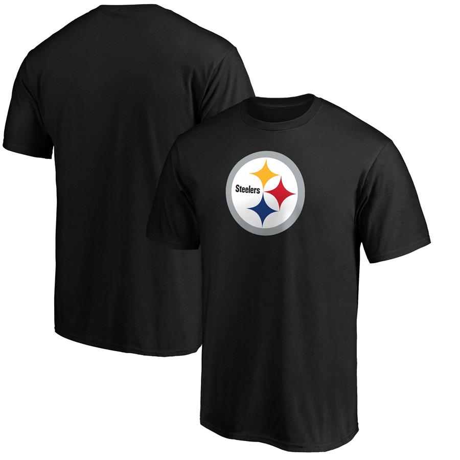 Pittsburgh Steelers Fanatics Branded Primary Logo T-Shirt - Black