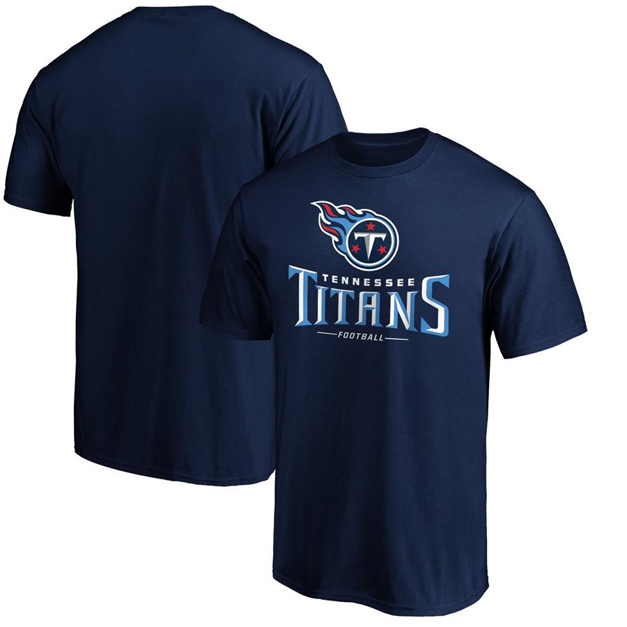 Tennessee Titans Fanatics Branded Team Lockup T-Shirt - Navy