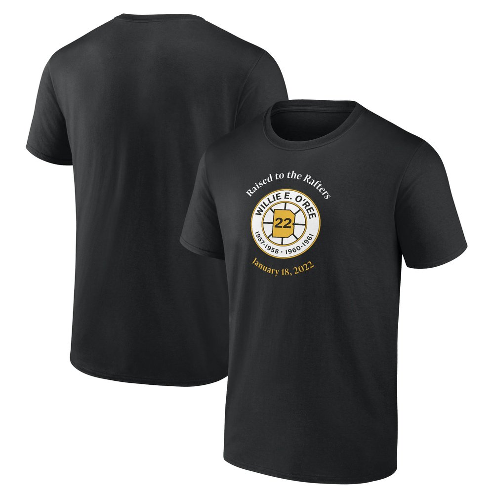Willie O'Ree Boston Bruins Fanatics Branded Retirement T-Shirt - Black
