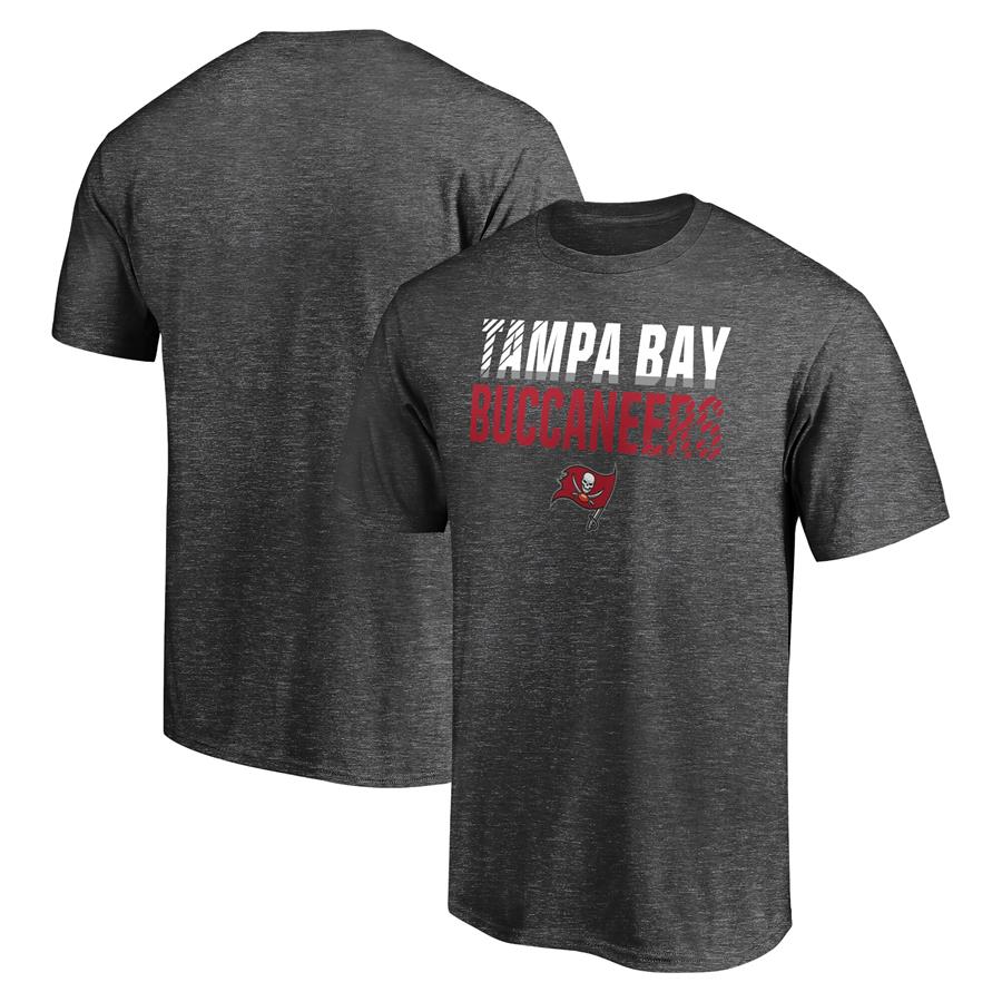 Tampa Bay Buccaneers Fanatics Branded Fade Out T-Shirt - Charcoal