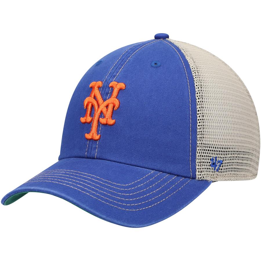 New York Mets '47 Trawler Clean Up Trucker Snapback Hat - Royal