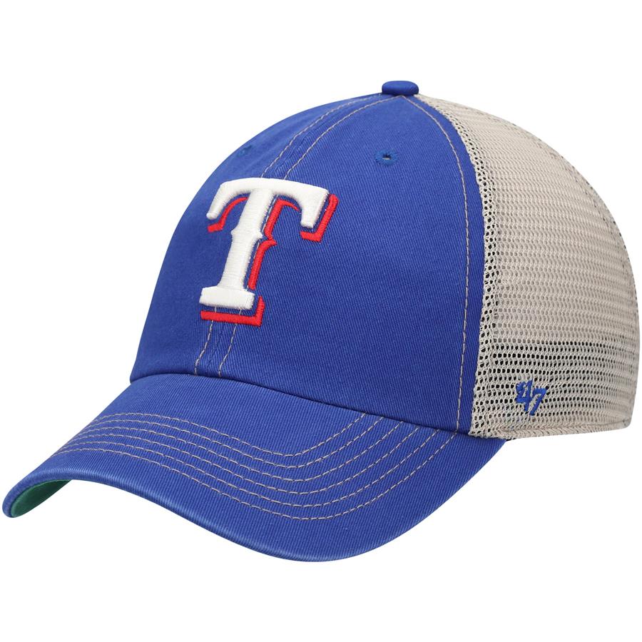 Texas Rangers '47 Trawler Clean Up Trucker Snapback Hat - Royal