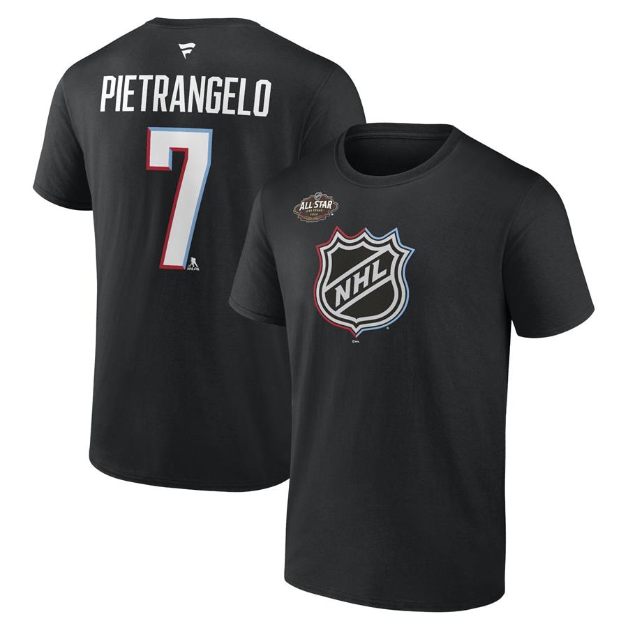 Alex Pietrangelo Vegas Golden Knights Fanatics Branded 2022 NHL All-Star Game Name & Number T-Shirt - Black