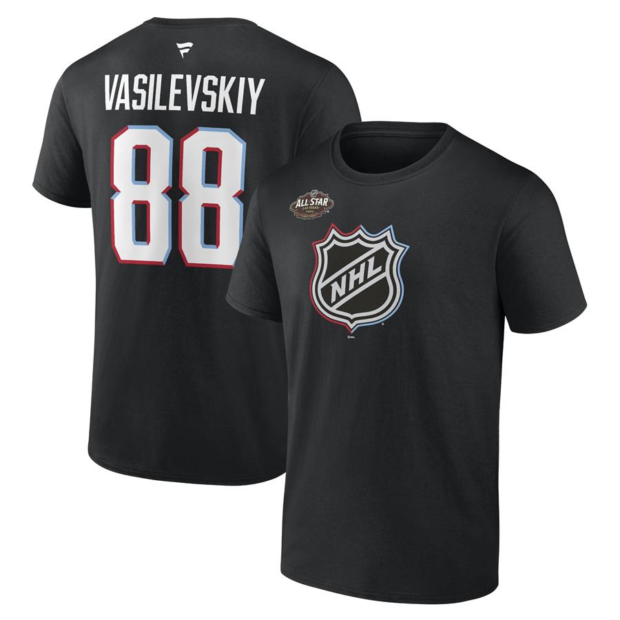 Andrei Vasilevskiy Tampa Bay Lightning Fanatics Branded 2022 NHL All-Star Game Name & Number T-Shirt - Black