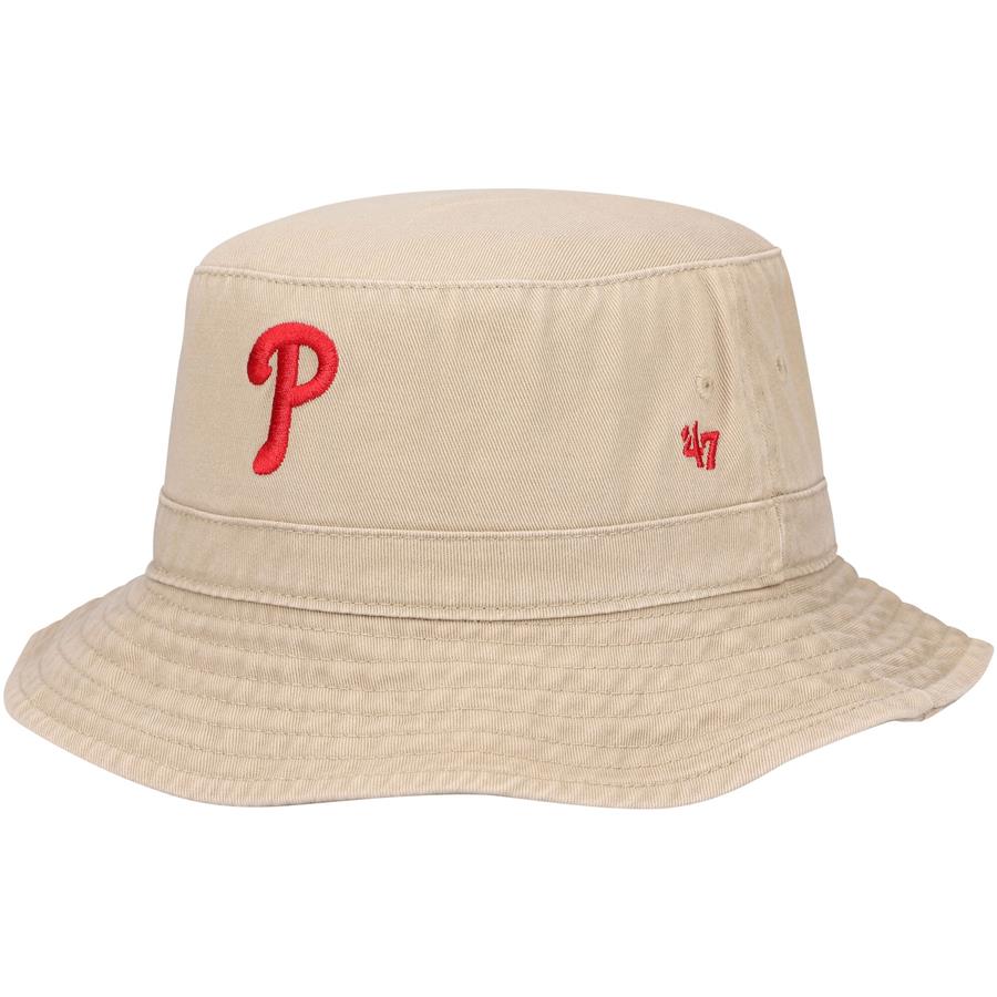 Philadelphia Phillies '47 Bucket Hat - Khaki