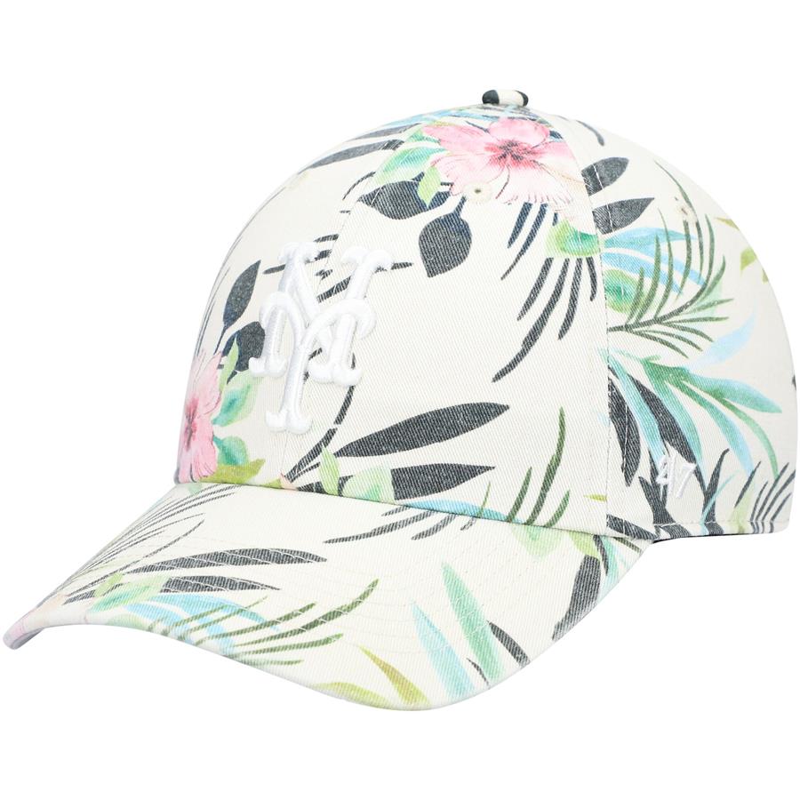 New York Mets '47 Women's Bloom Clean Up Adjustable Hat - White
