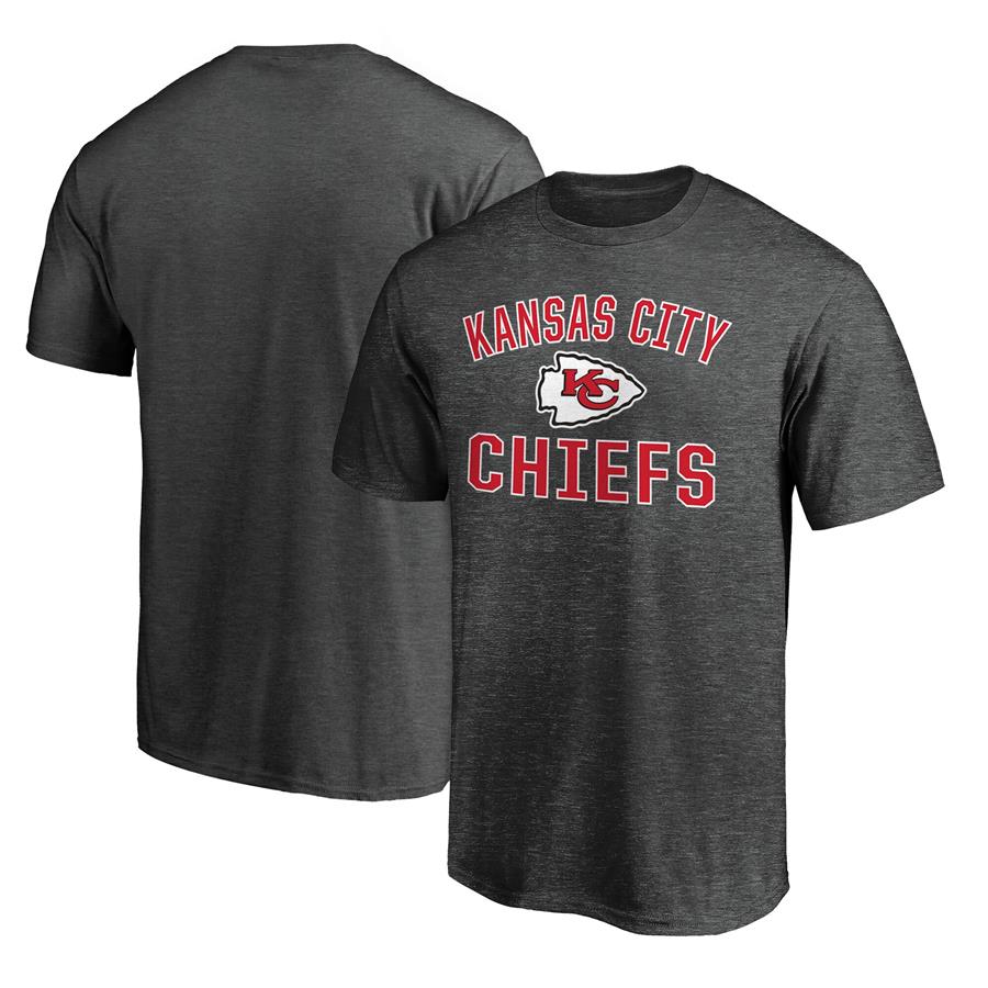 Kansas City Chiefs Fanatics Branded Victory Arch T-Shirt - Charcoal