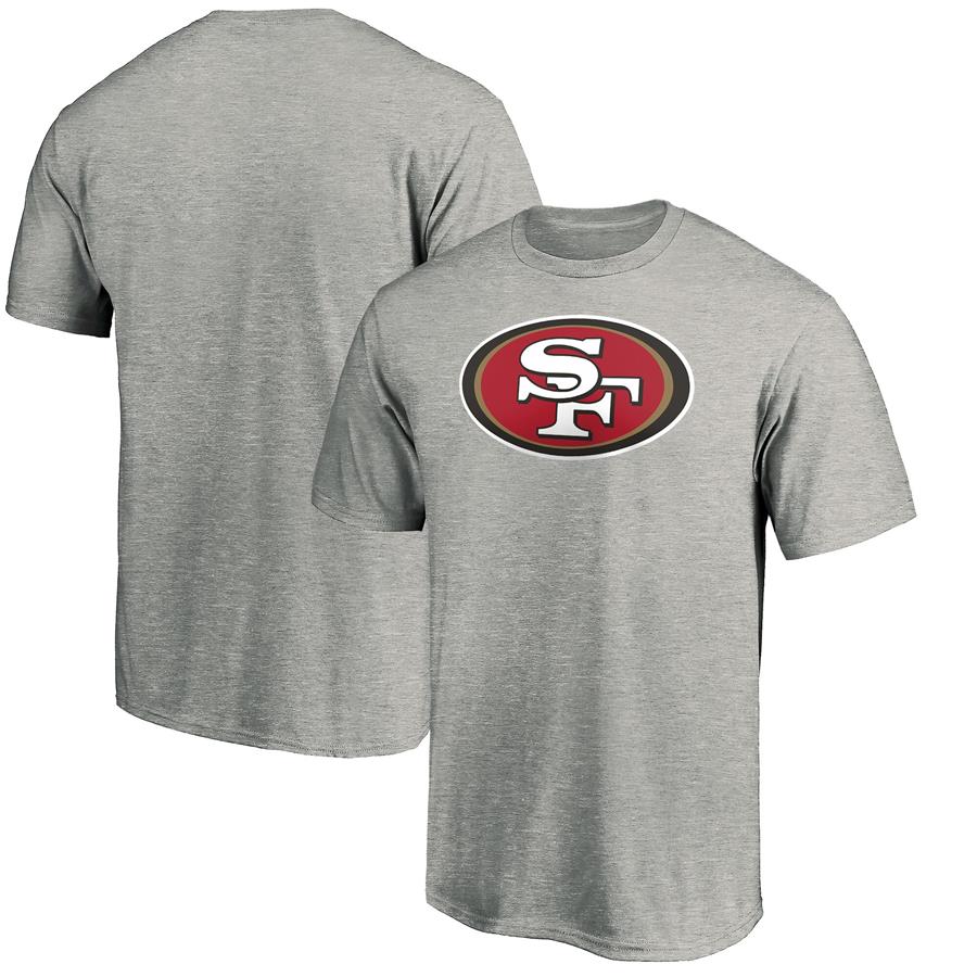 San Francisco 49ers Fanatics Branded Primary Logo T-Shirt - Heathered Gray