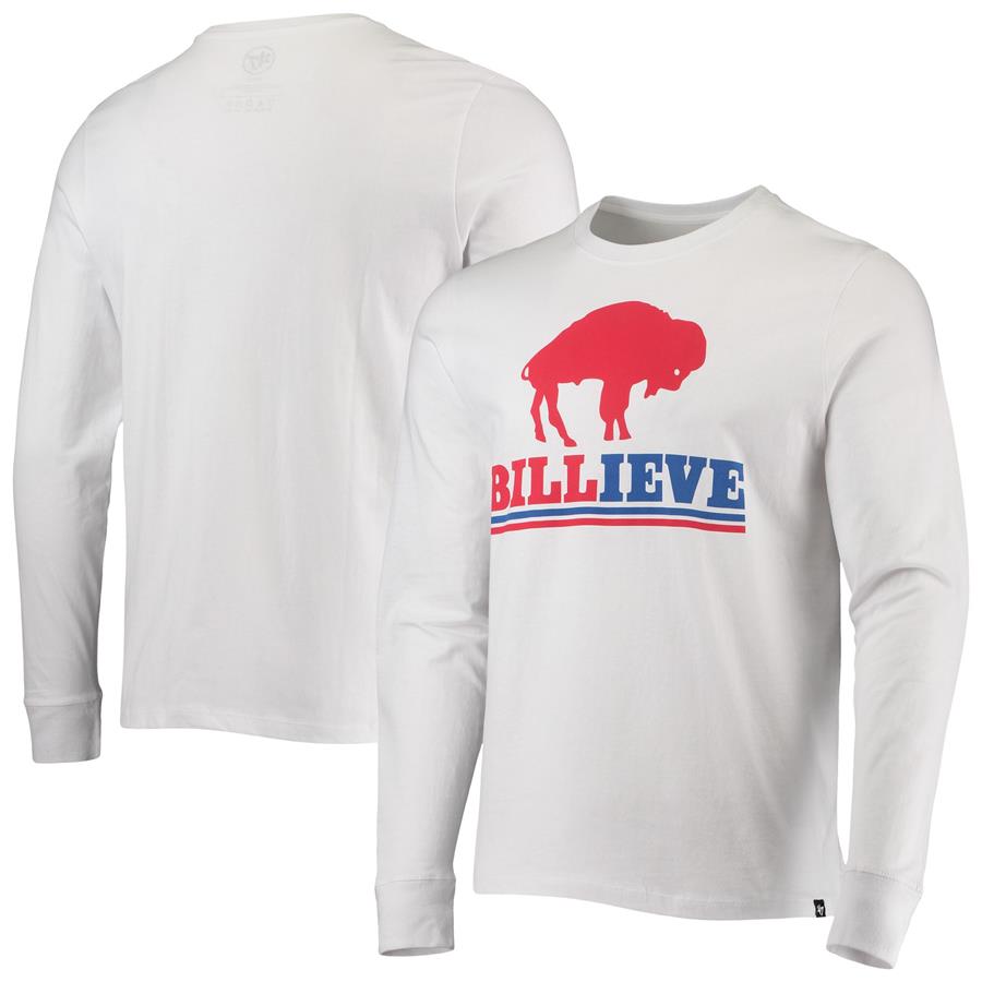 Buffalo Bills '47 Regional Super Rival Long Sleeve T-Shirt - White
