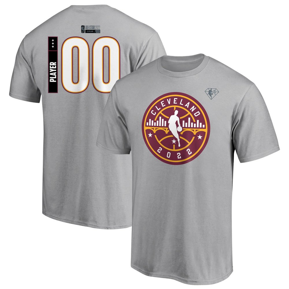Fanatics Branded 2022 NBA All-Star Game Pick-A-Player Roster T-Shirt - Heathered Gray