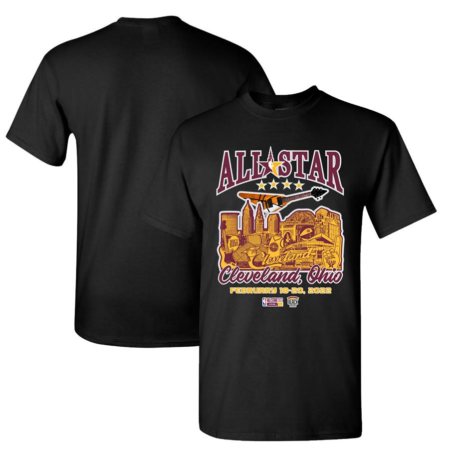 2022 NBA All-Star Game x HBCU Classic Support Black Colleges City T-Shirt - Black