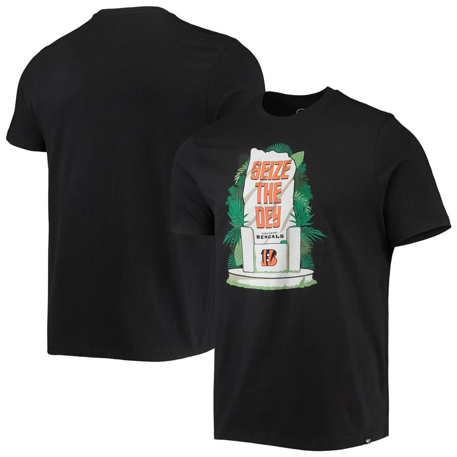 Cincinnati Bengals '47 Logo Super Rival T-Shirt - Black