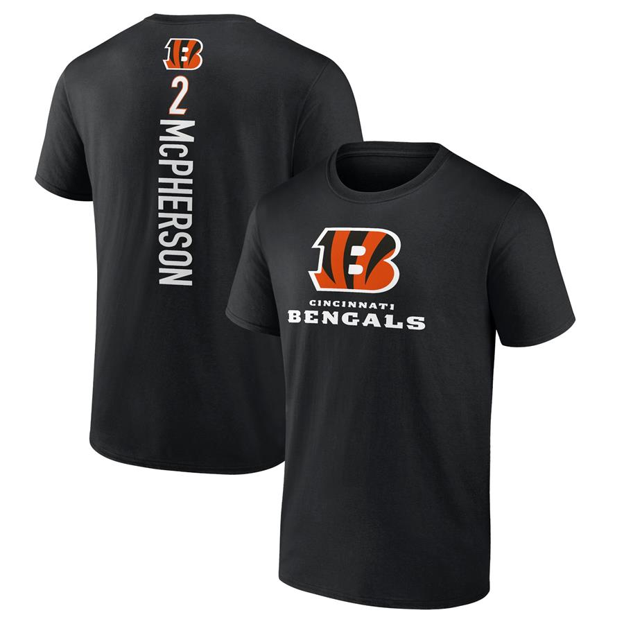 Evan McPherson Cincinnati Bengals Fanatics Branded Playmaker T-Shirt - Black