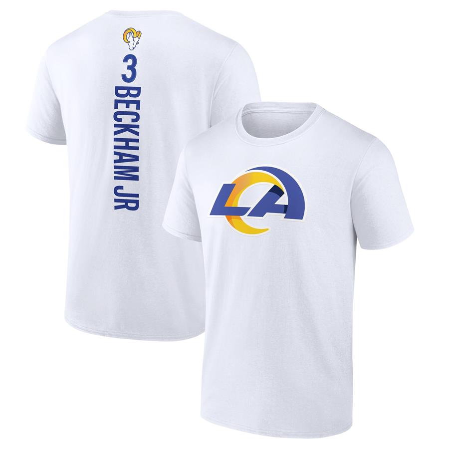 Odell Beckham Jr. Los Angeles Rams Fanatics Branded Playmaker T-Shirt - White