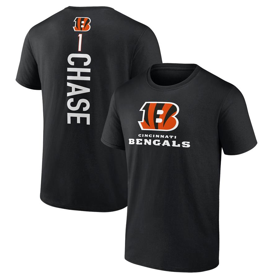 Ja'Marr Chase Cincinnati Bengals Fanatics Branded Playmaker T-Shirt - Black
