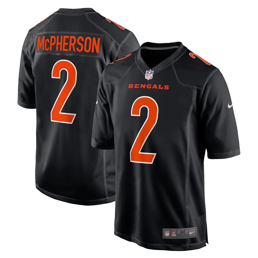 Evan McPherson Cincinnati Bengals Nike Game Fashion Jersey - Black