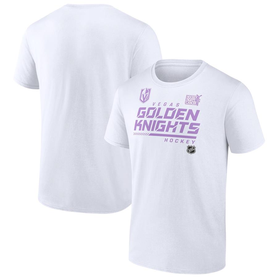 Футболка Vegas Golden Knights Fanatics Branded NHL Hockey Fights Cancer (белый)