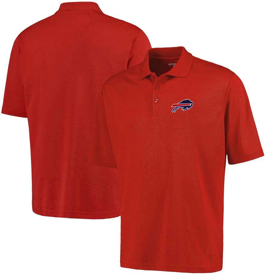 Antigua Buffalo Bills Pique Xtra-Lite Polo - Red