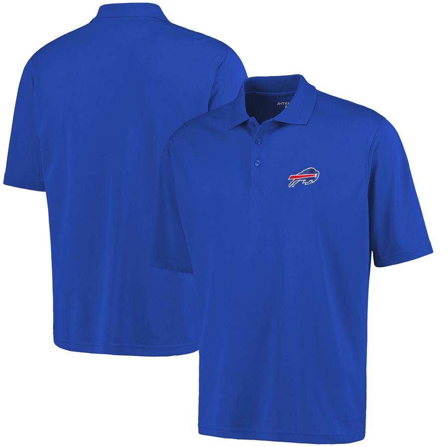 Buffalo Bills Antigua Pique Xtra-Lite Polo - Royal