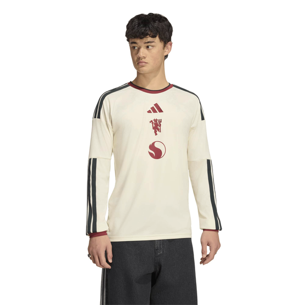 Manchester United adidas 2026/27 Third Replica Long Sleeve Jersey - Cream