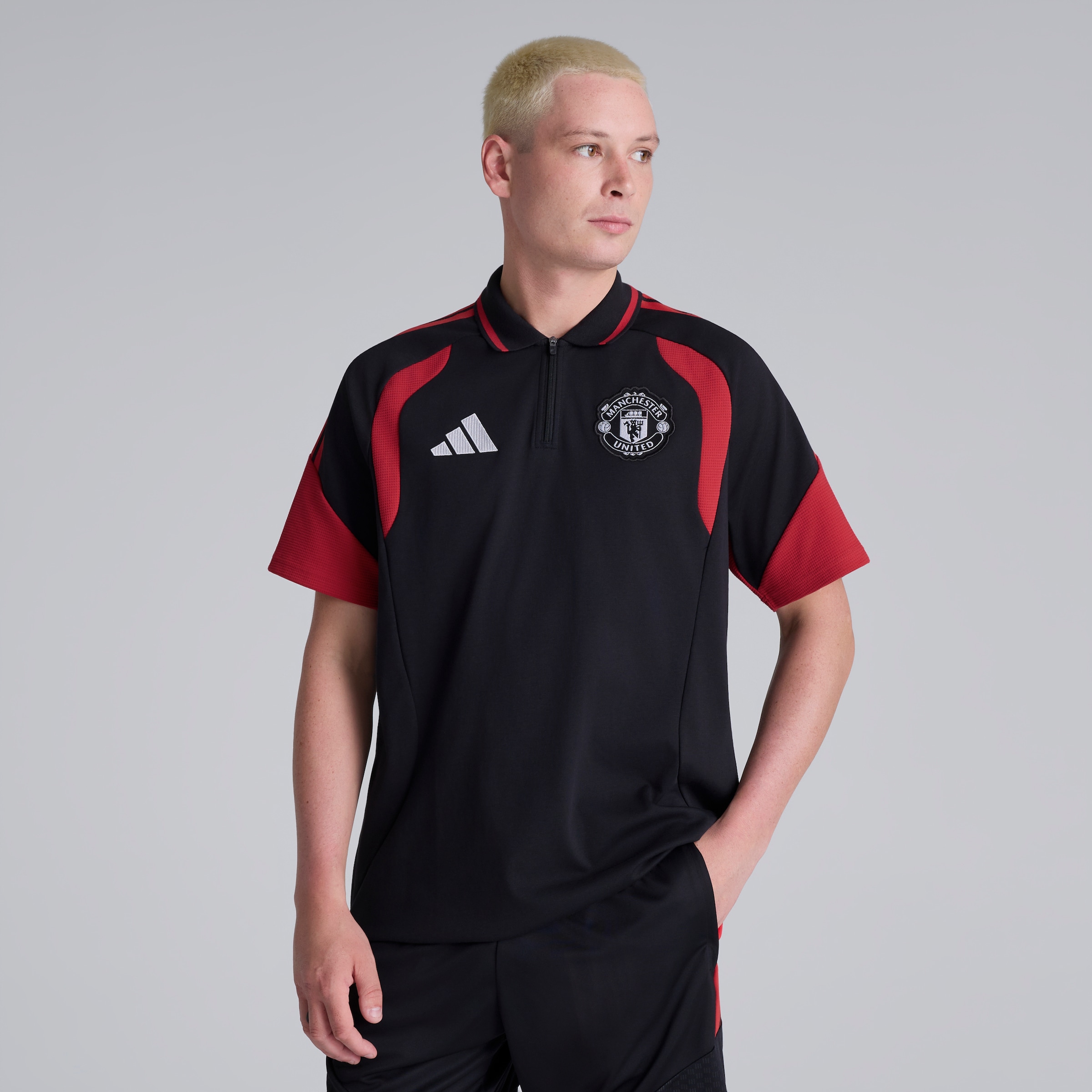 Manchester United 26/27 Training Tiro Polo Black