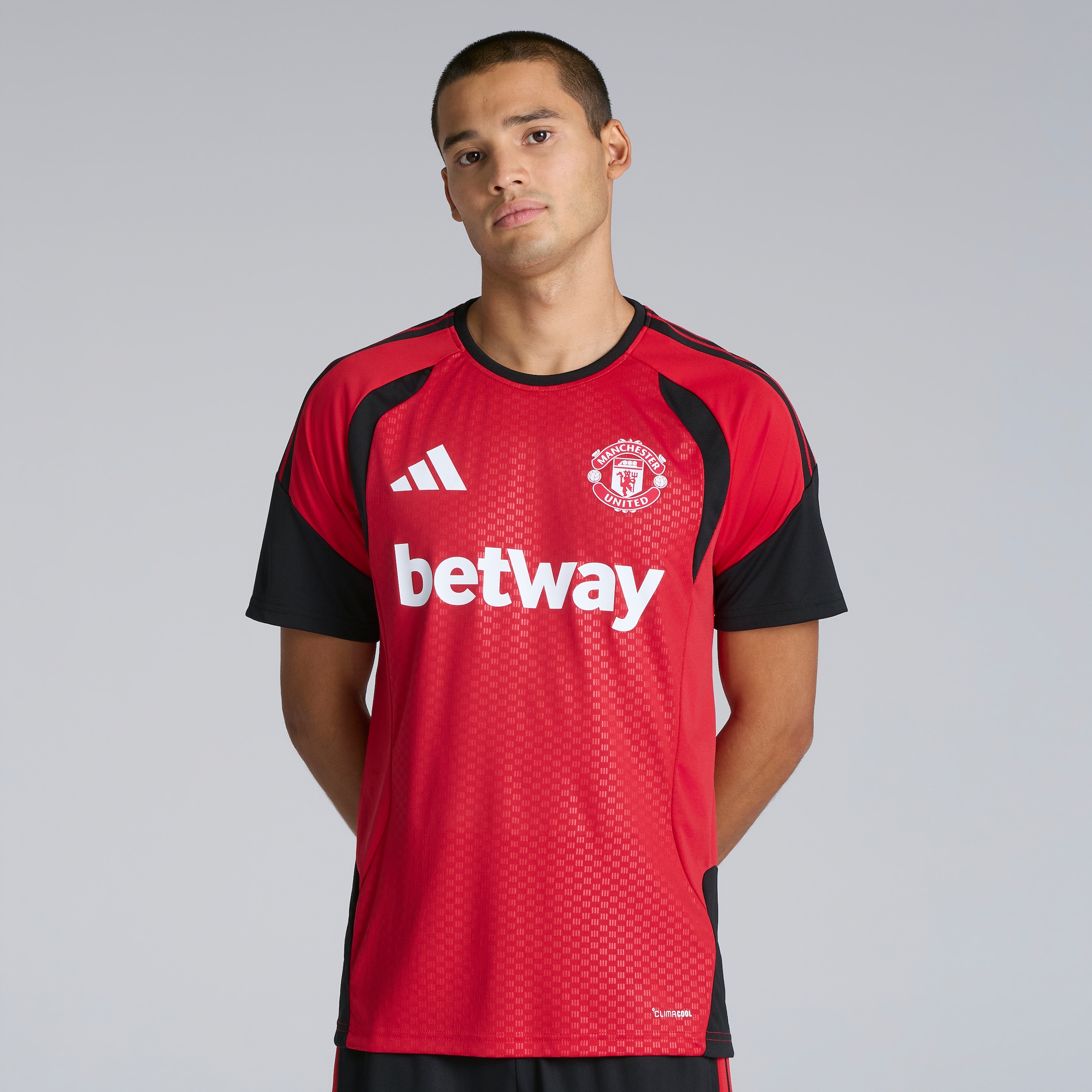 Manchester United 26/27 Training Tiro Jersey Red (Sponsored)