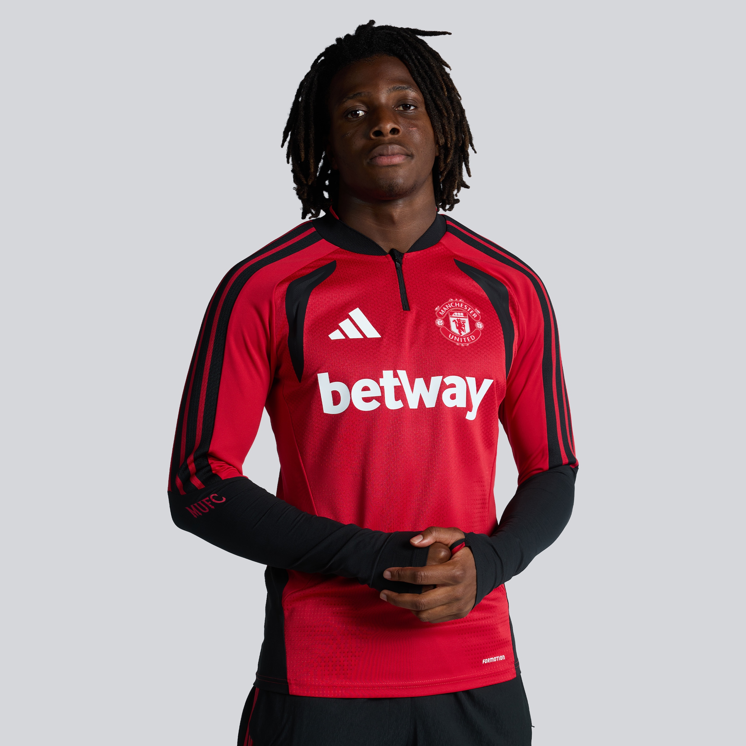Manchester United 26/27 Training Tiro Authentic Top Red (Sponsored)