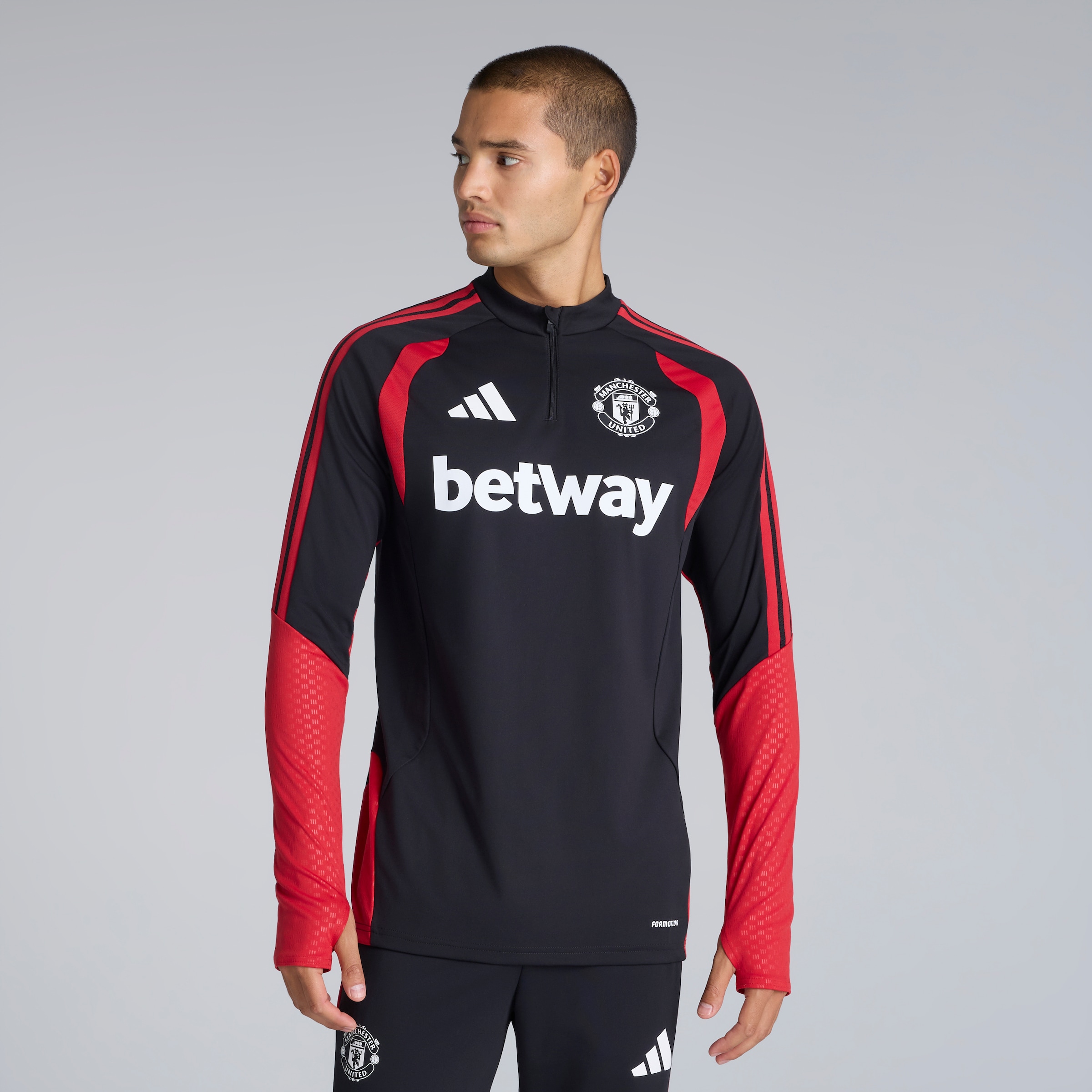 Manchester United 26/27 Training Tiro Top Black (Sponsored)