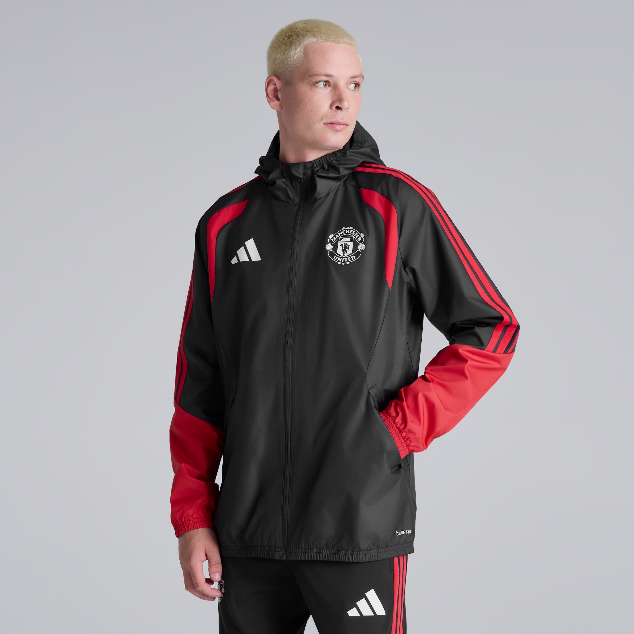 Manchester United 26/27 Training Tiro All Weather Jacket Black