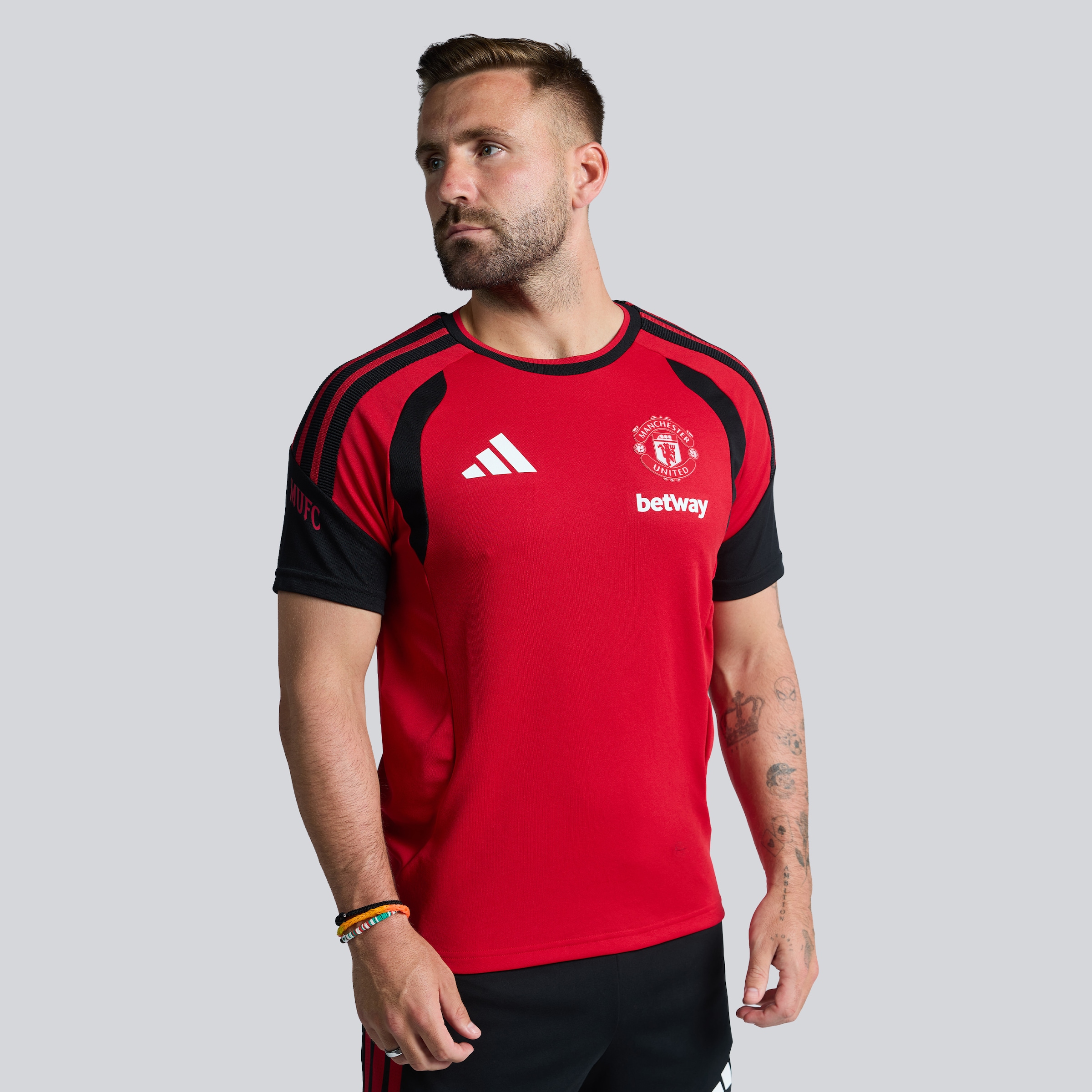Manchester United 26/27 Training Tiro Authentic T-Shirt Red (Sponsored)