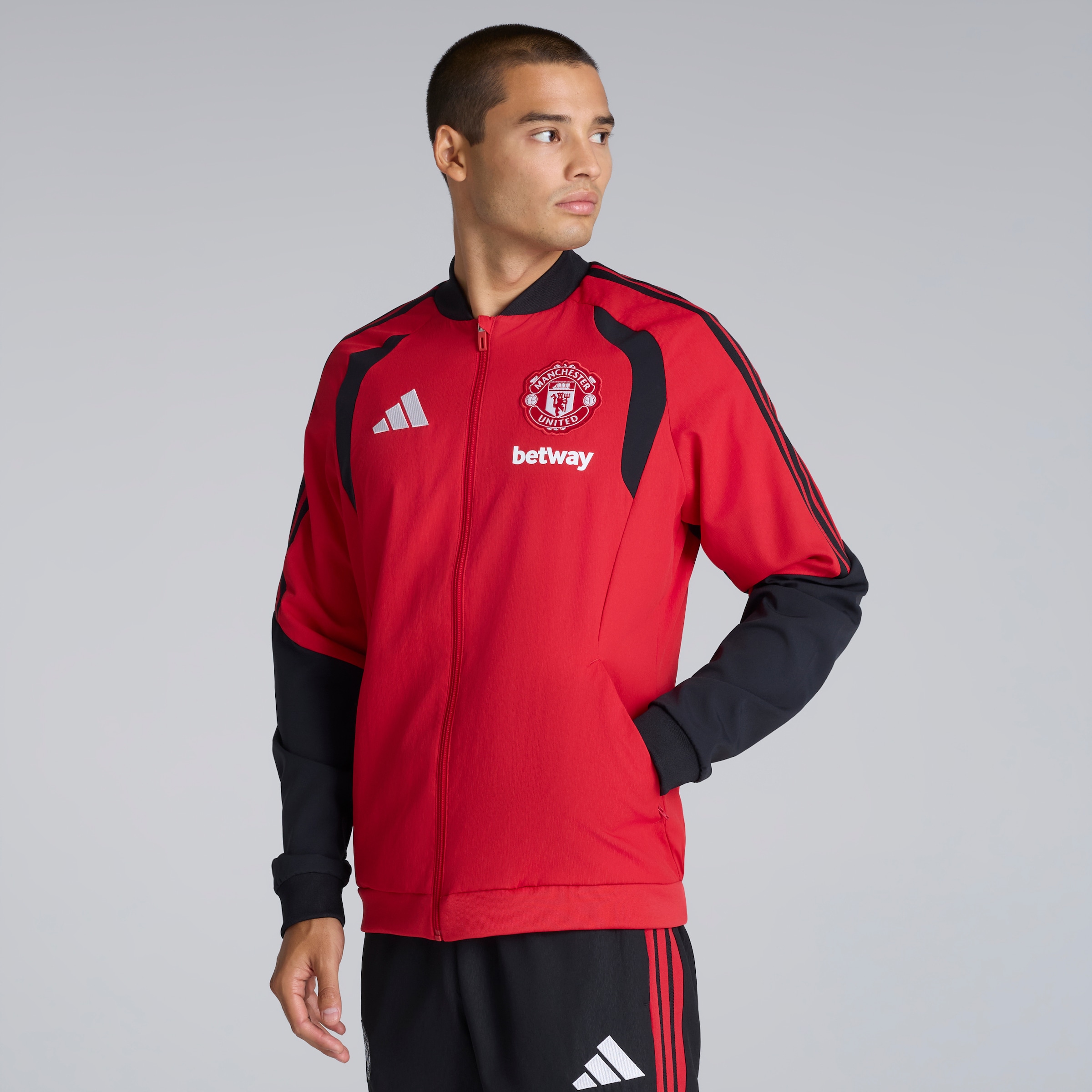 Manchester United 26/27 Training Tiro Presentation Jacket Red (Sponsored)