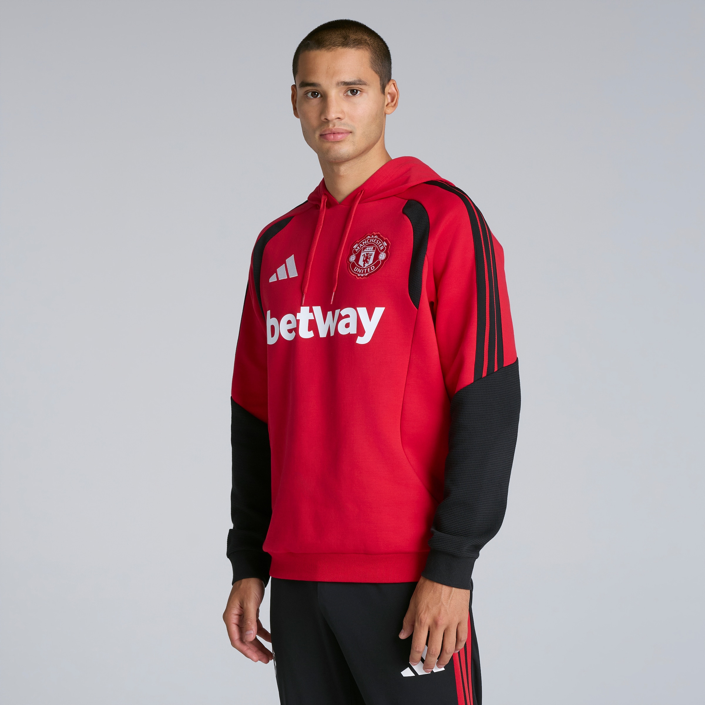 Manchester United 26/27 Training Tiro Hoodie Red (Sponsored)