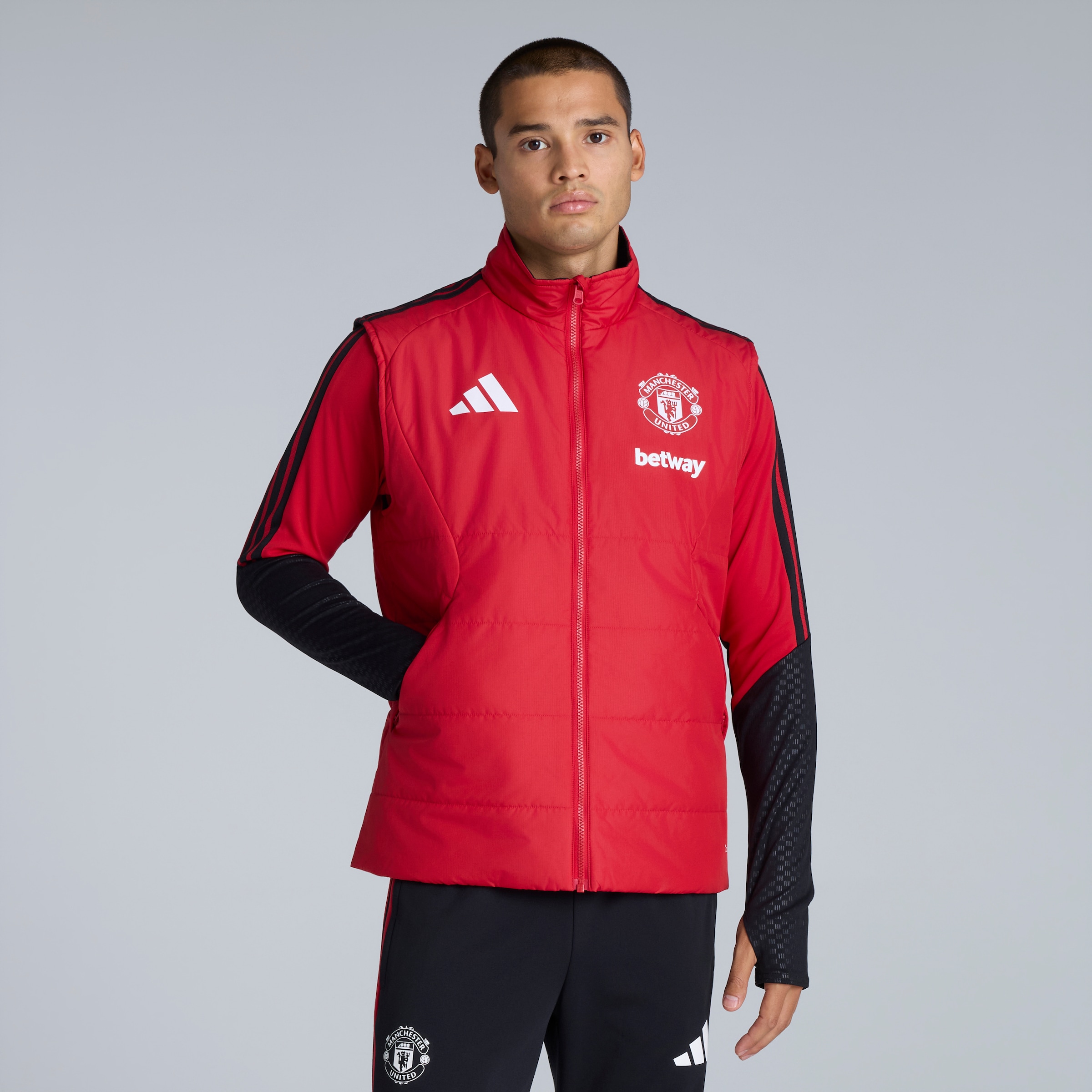 Manchester United 26/27 Training Tiro Winterized Vest Red (Sponsored)