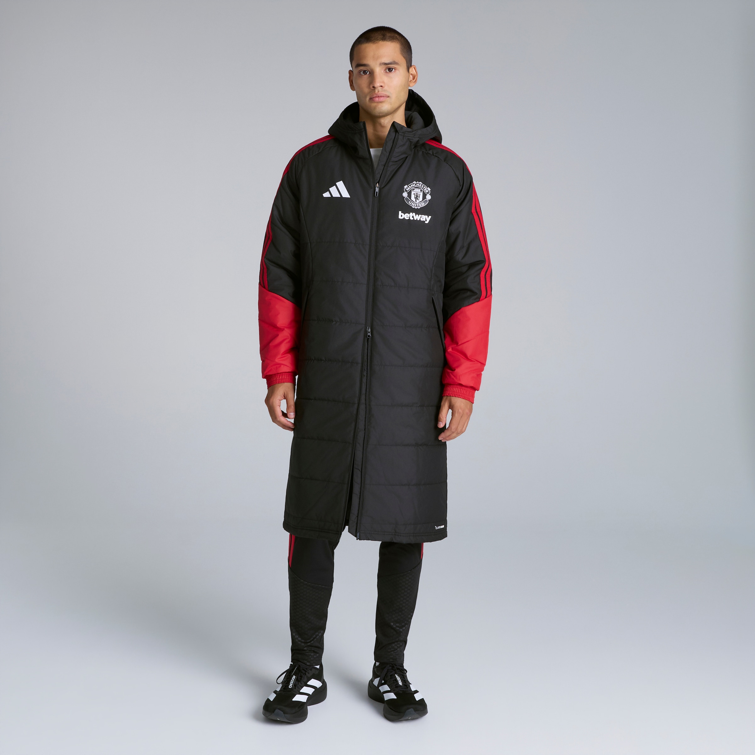 Manchester United 26/27 Training Tiro Long Coat Black (Sponsored)