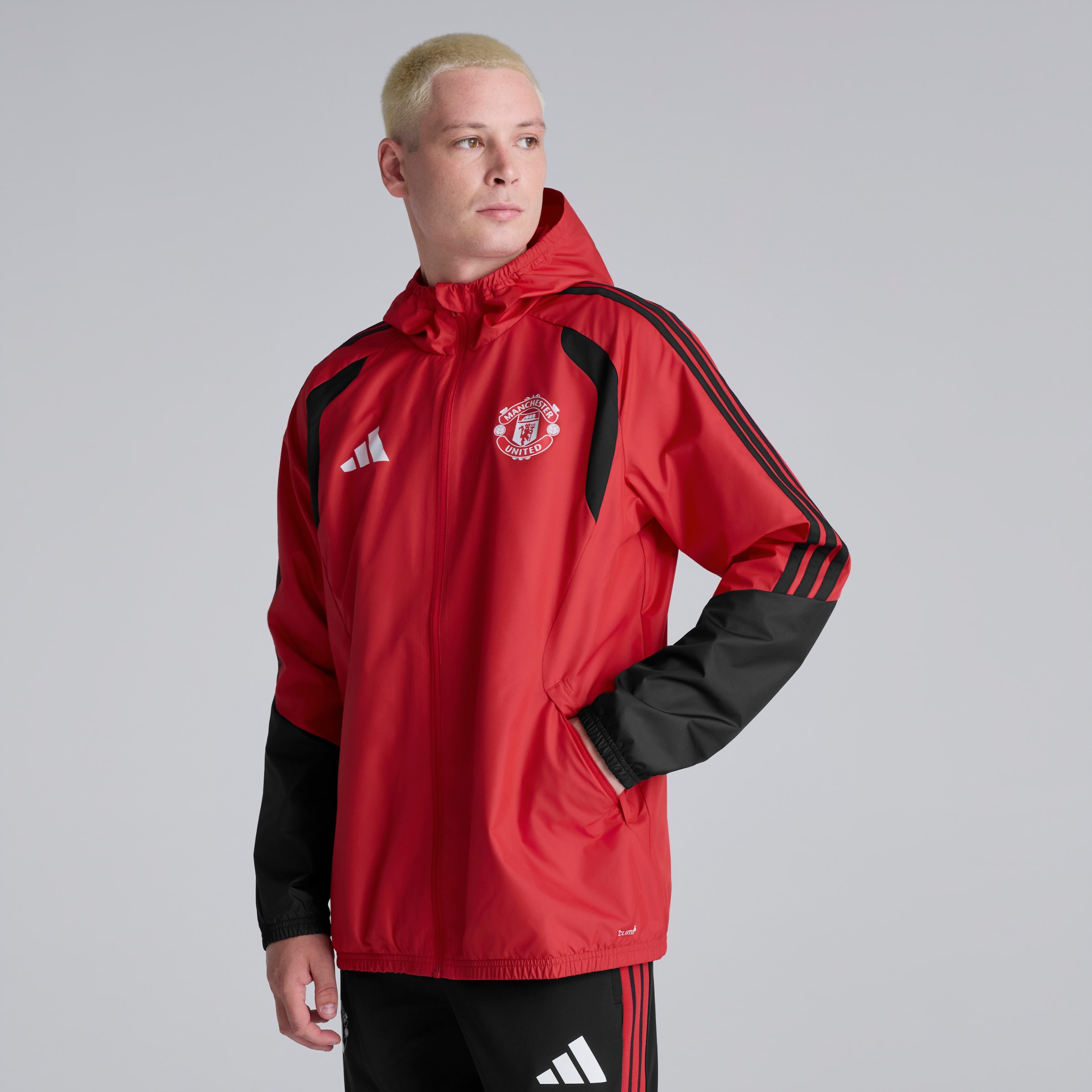 Manchester United 26/27 Training Tiro All Weather Jacket Red