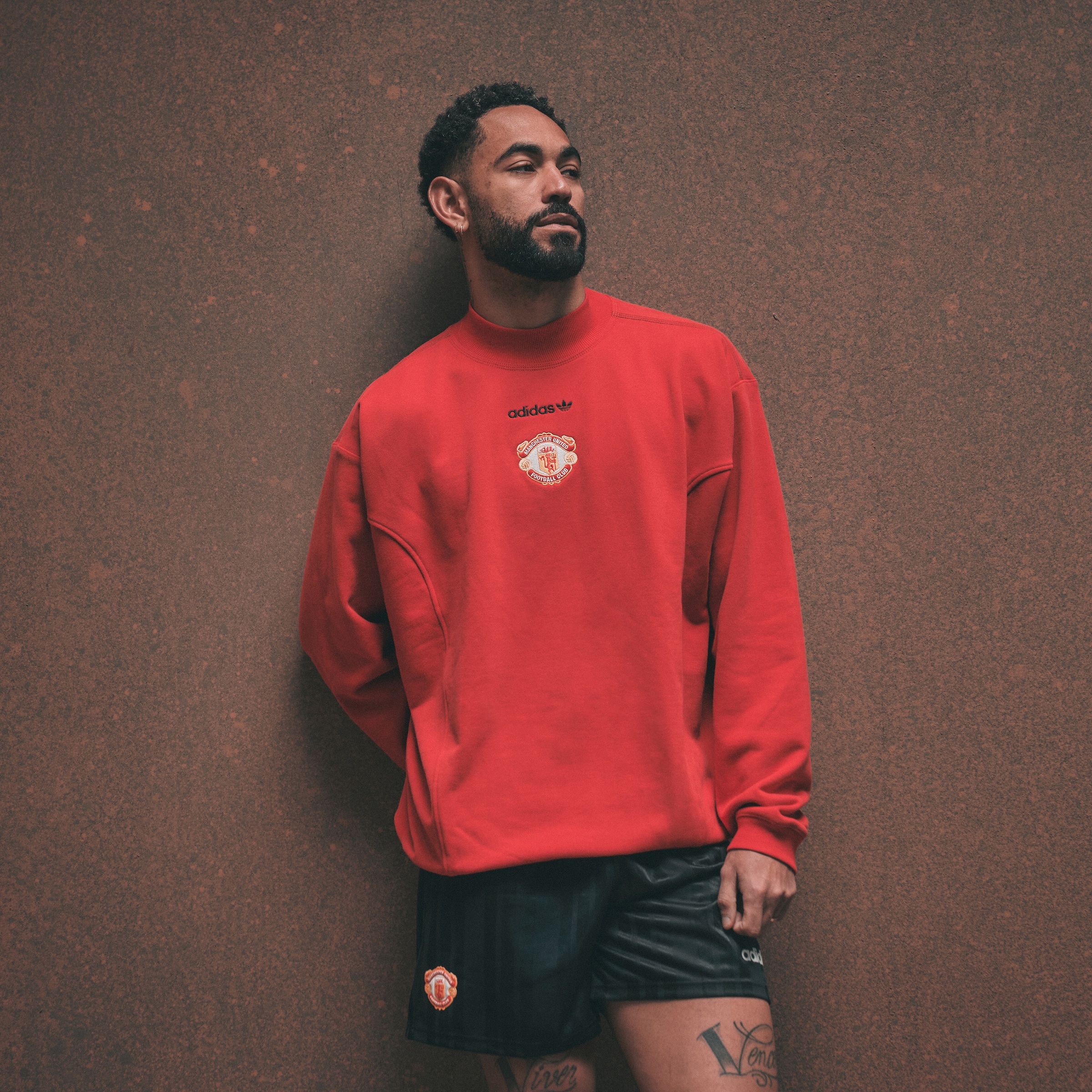 Manchester United x adidas EQT Sweatshirt Red