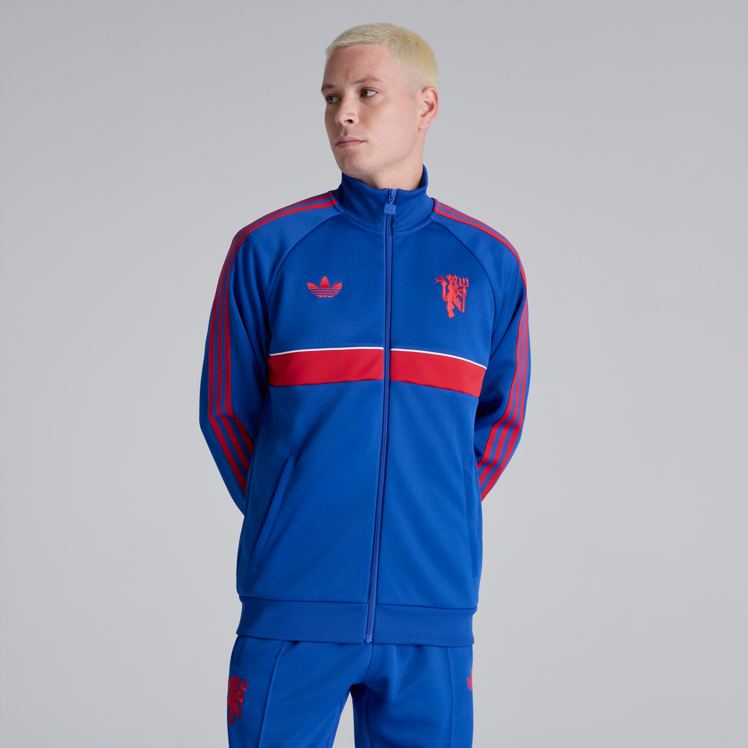 Manchester United x adidas Originals Track Top Blue