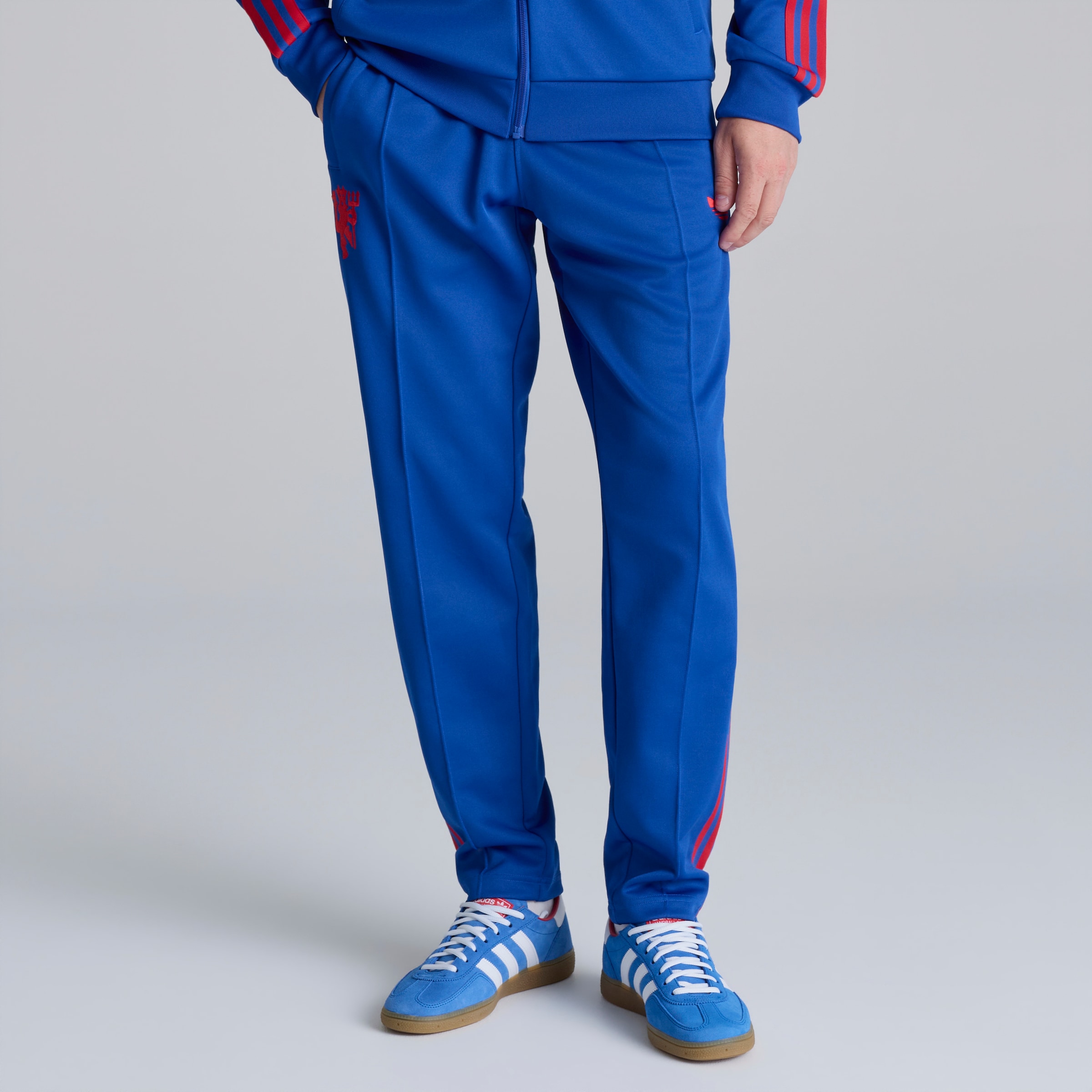 Manchester United x adidas Originals Track Pants Blue