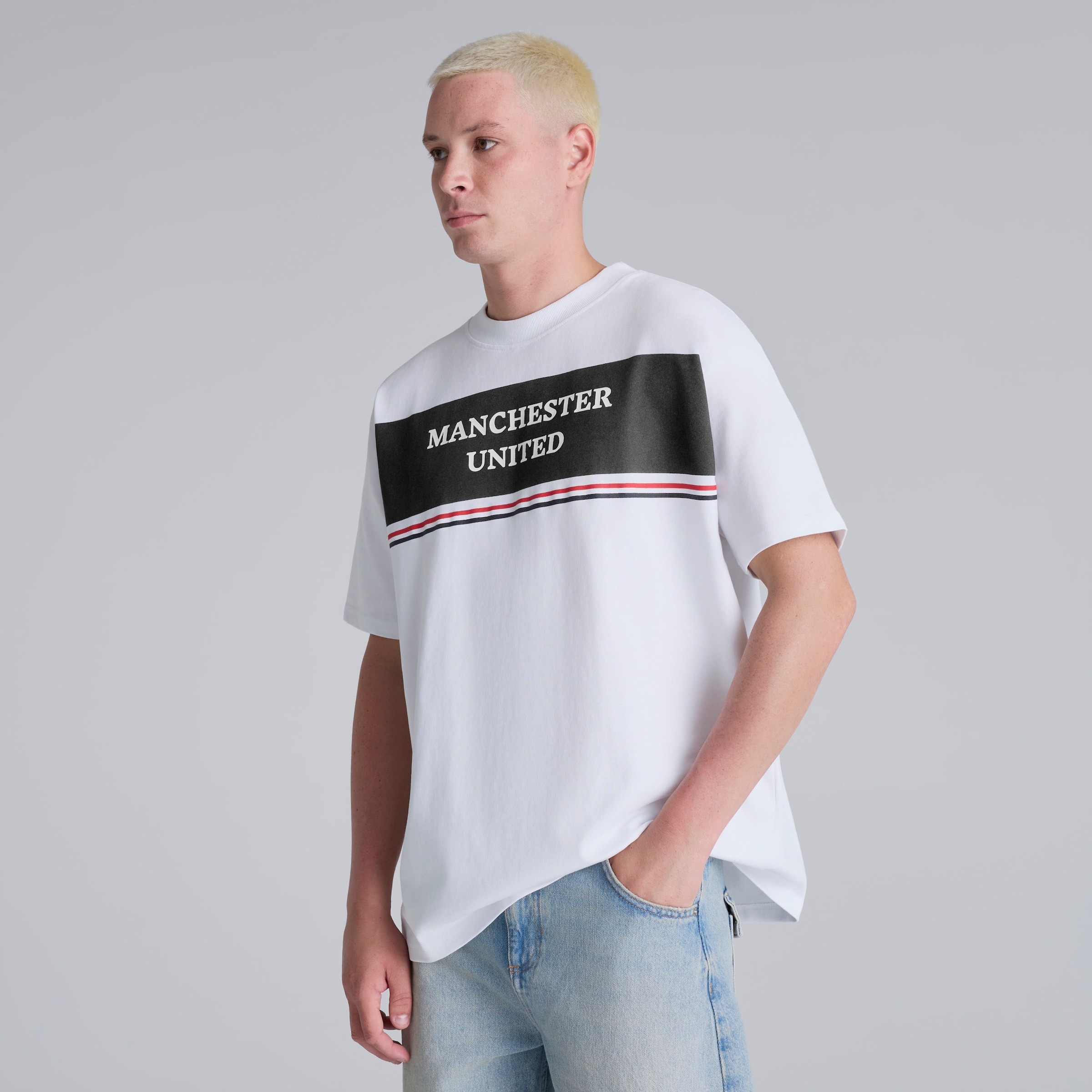 Manchester United Club Colours T-Shirt White