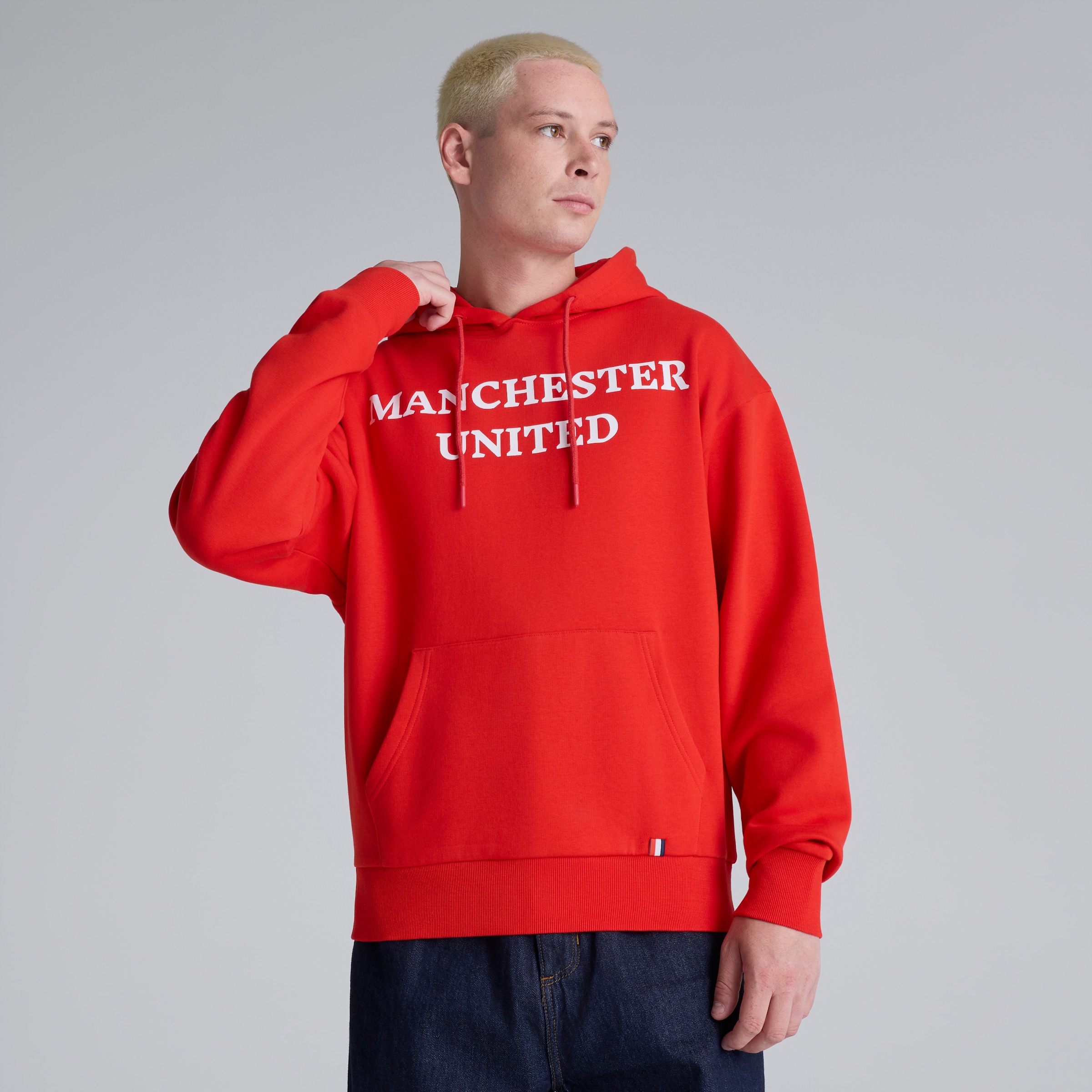 Manchester United Club Colours Hoodie Red