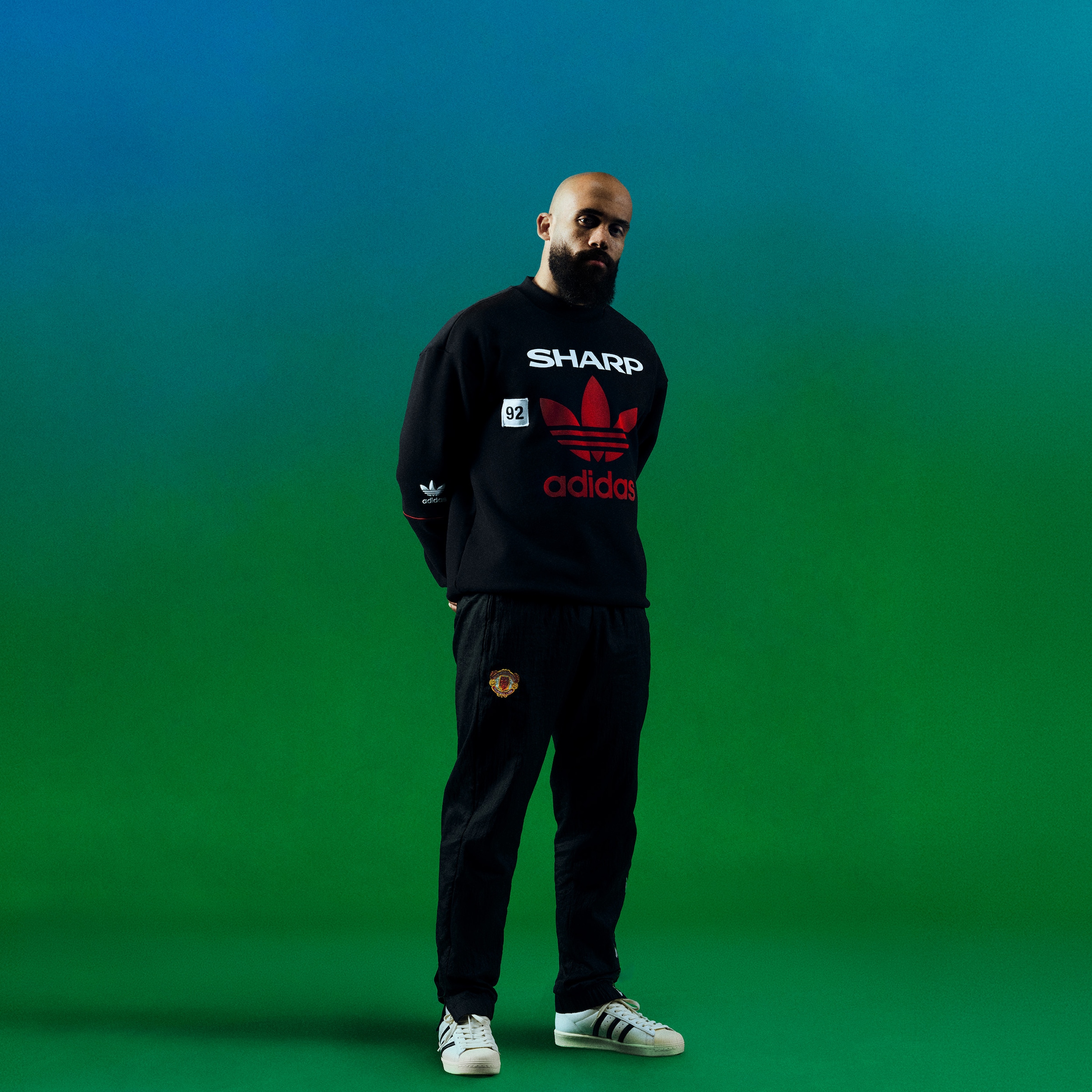 Manchester United x adidas Bringback 90/92 Track Pants Black