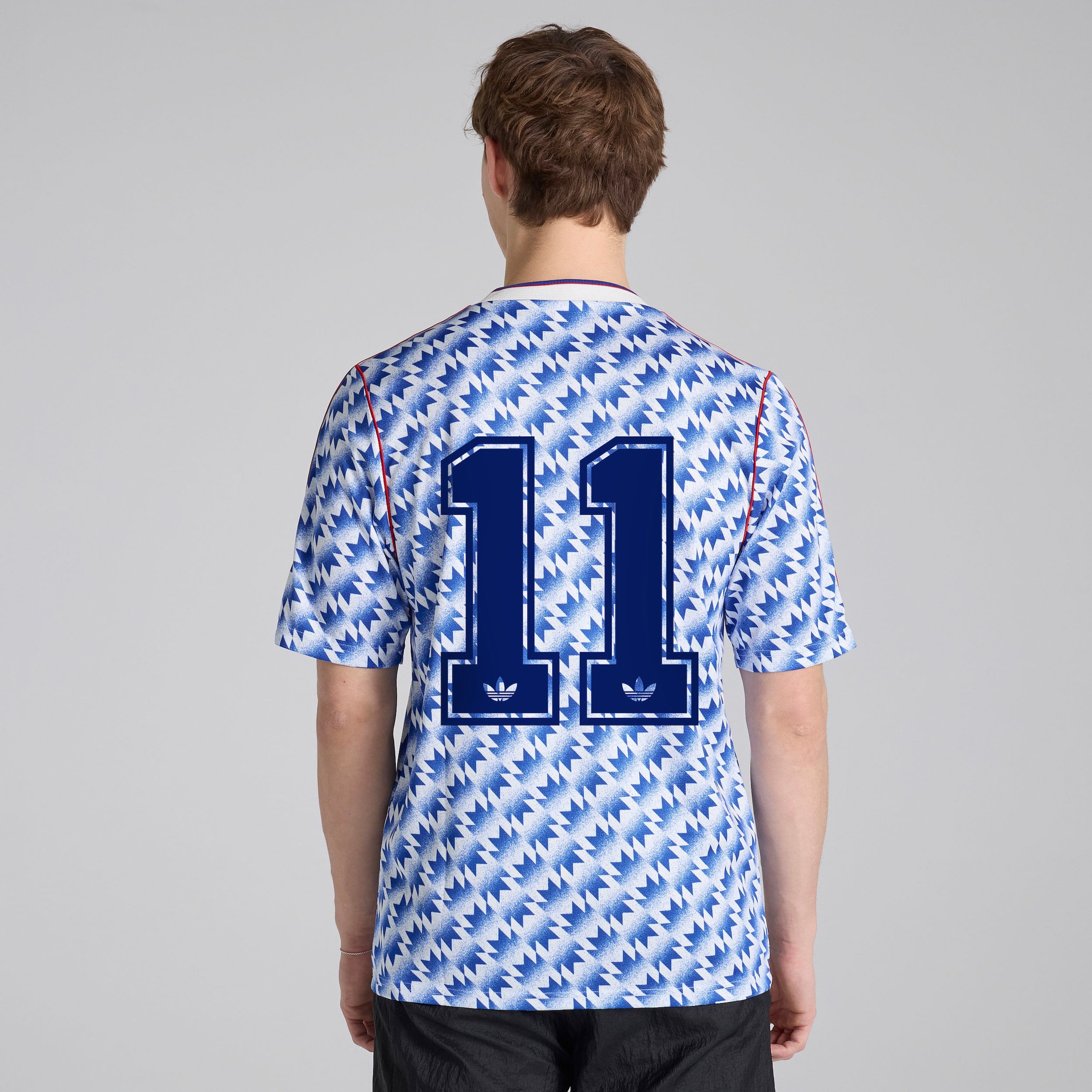 Manchester United x adidas Bringback 90/92 Away 11 Printed Jersey Blue