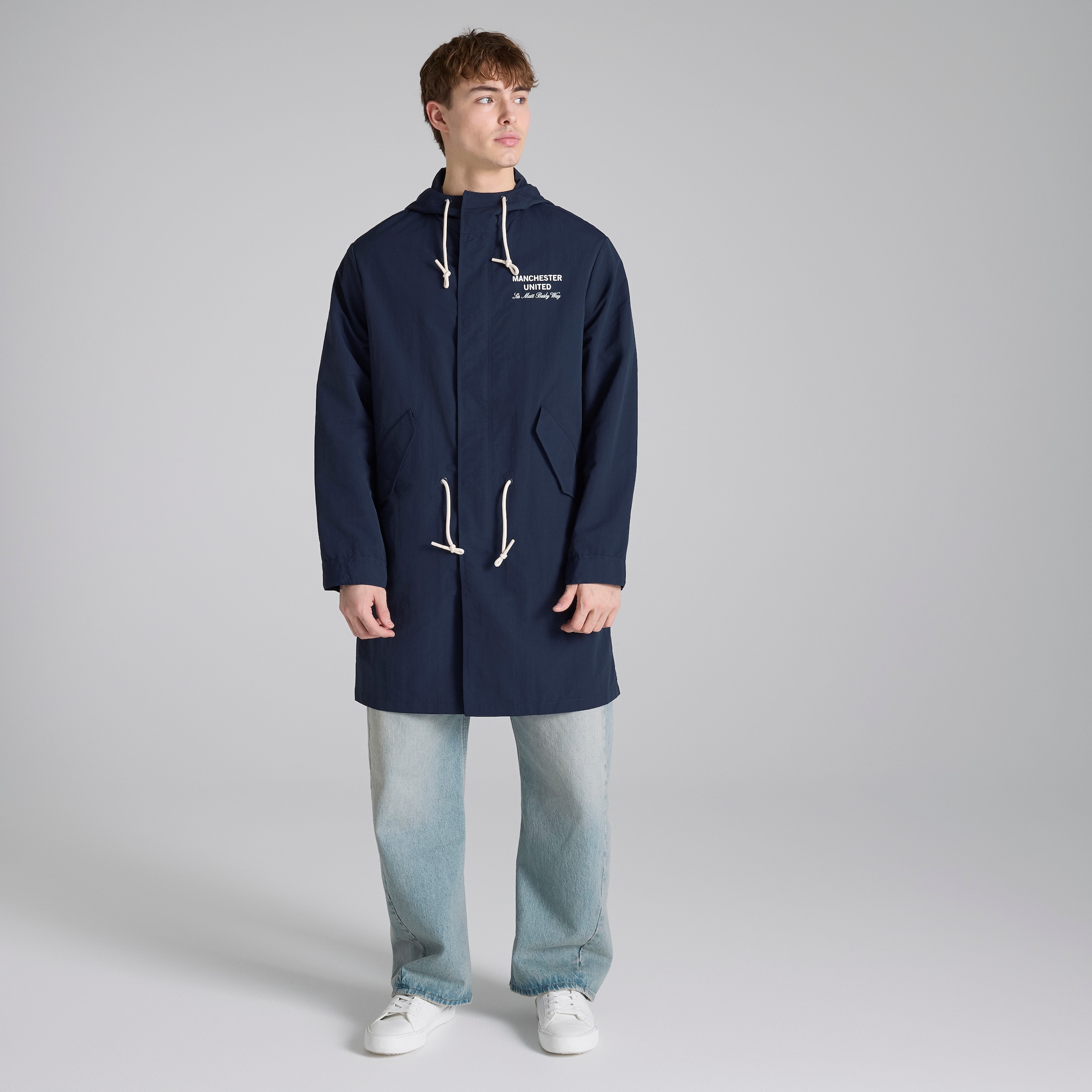Manchester United Theatre of Dreams Parka Navy