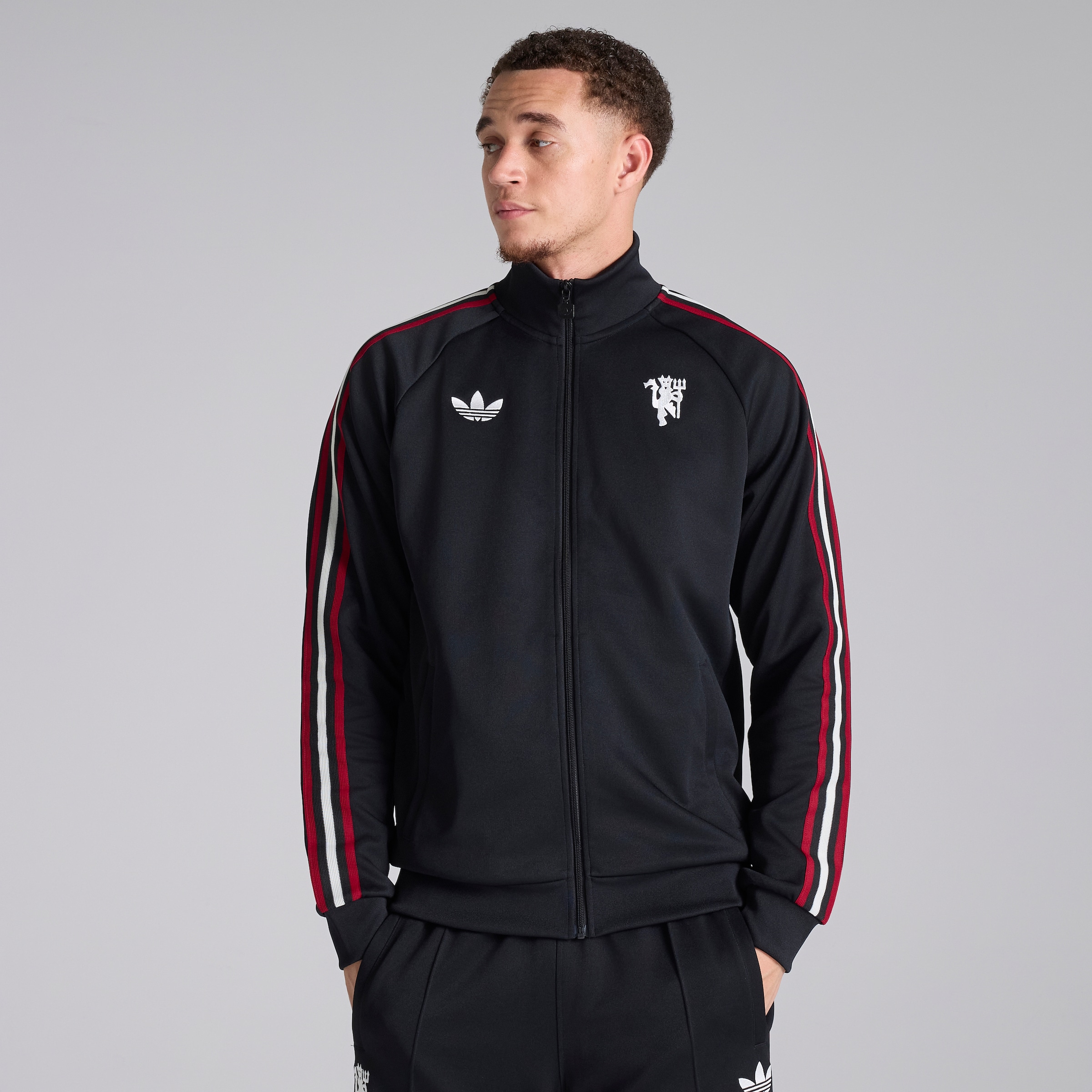 Manchester United x adidas Originals Track Top Black