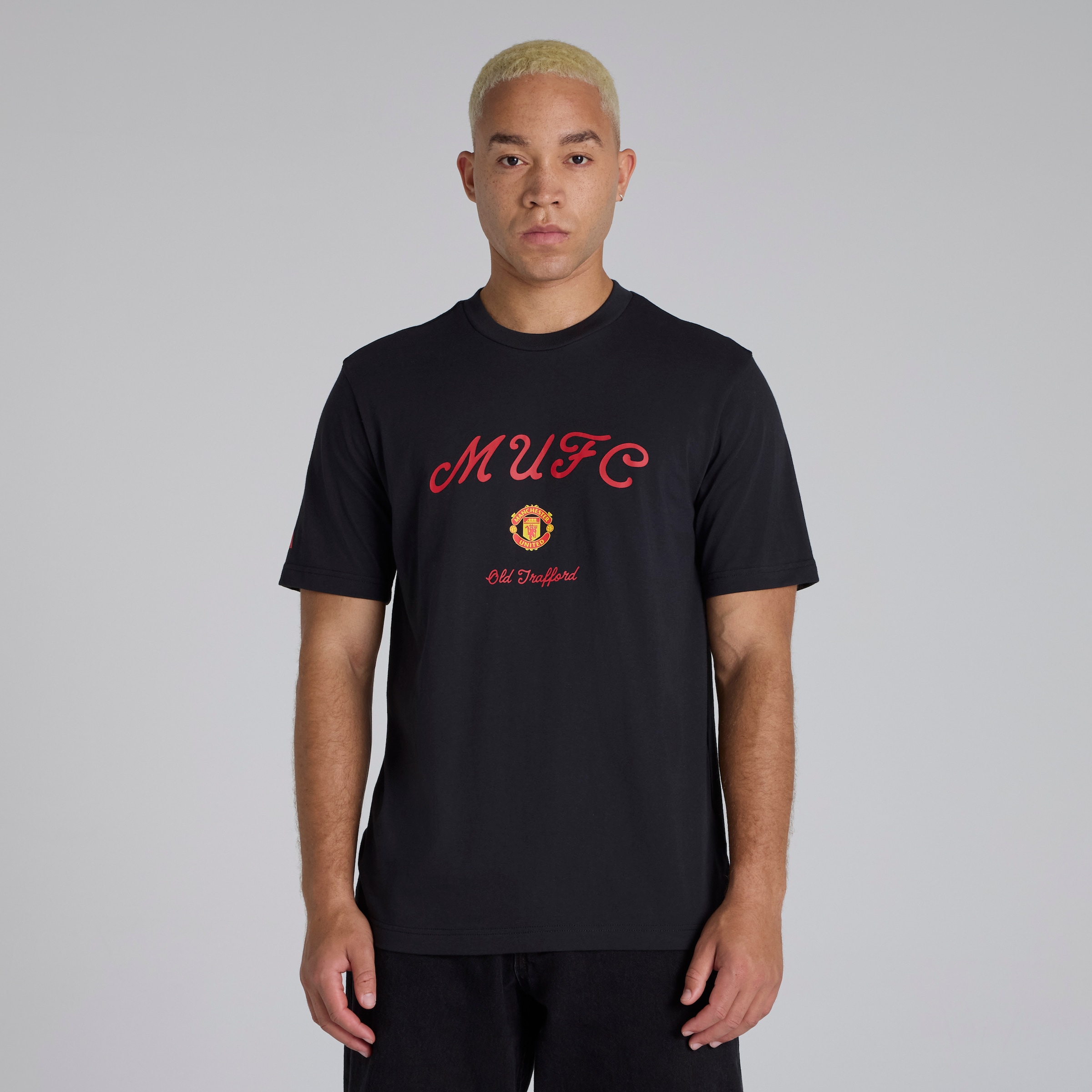 Manchester United x adidas Seasonal Graphic T-Shirt Black
