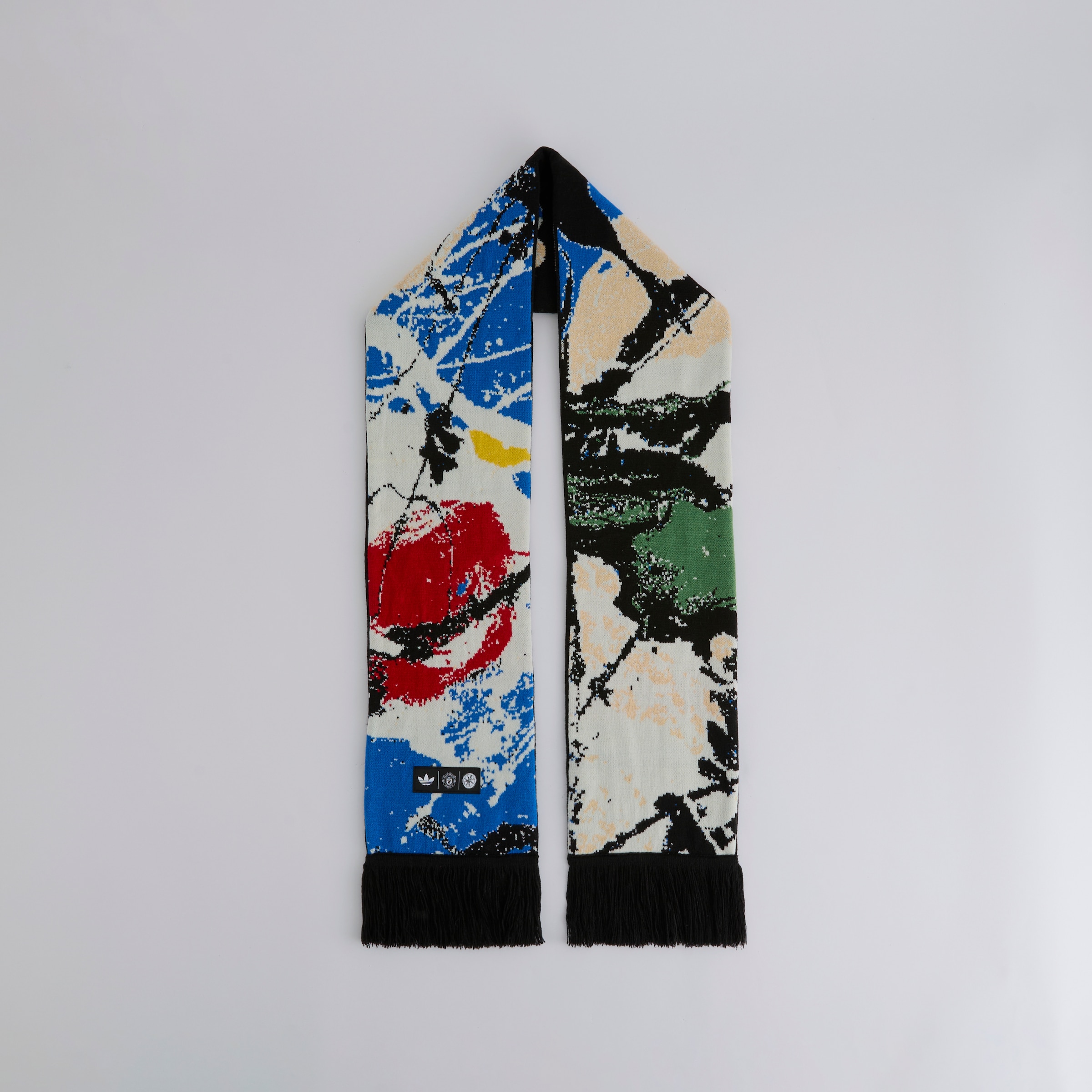 Manchester United x adidas Stone Roses Scarf Multi