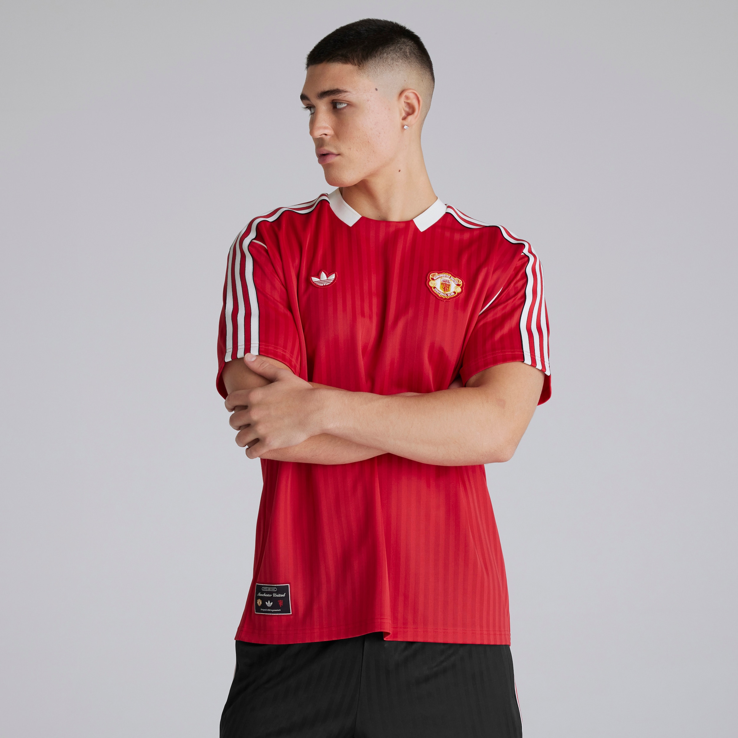 Manchester United x adidas Terrace Icons Jersey Red