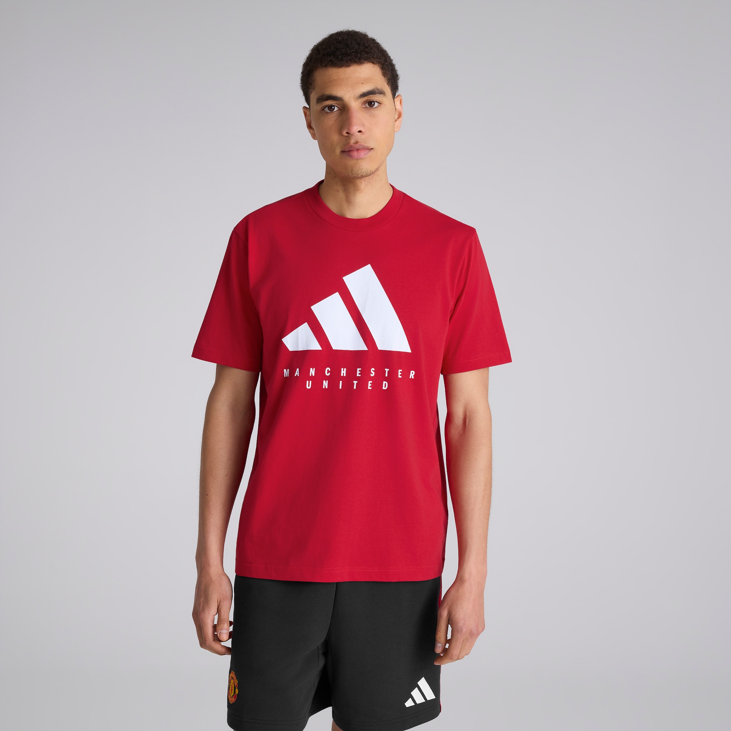 Manchester United x adidas DNA Graphic T-Shirt Red