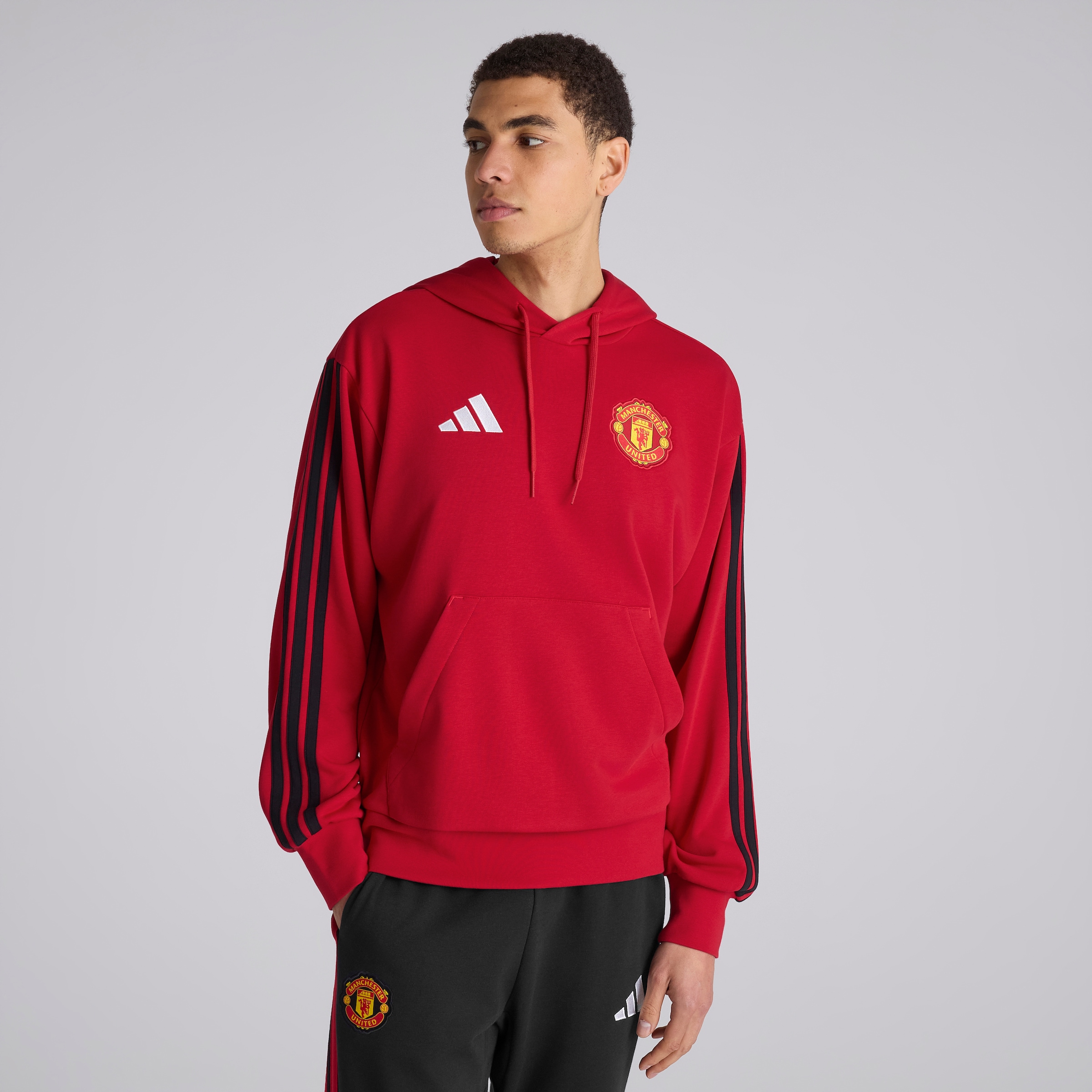 Manchester United x adidas DNA Hoodie Red