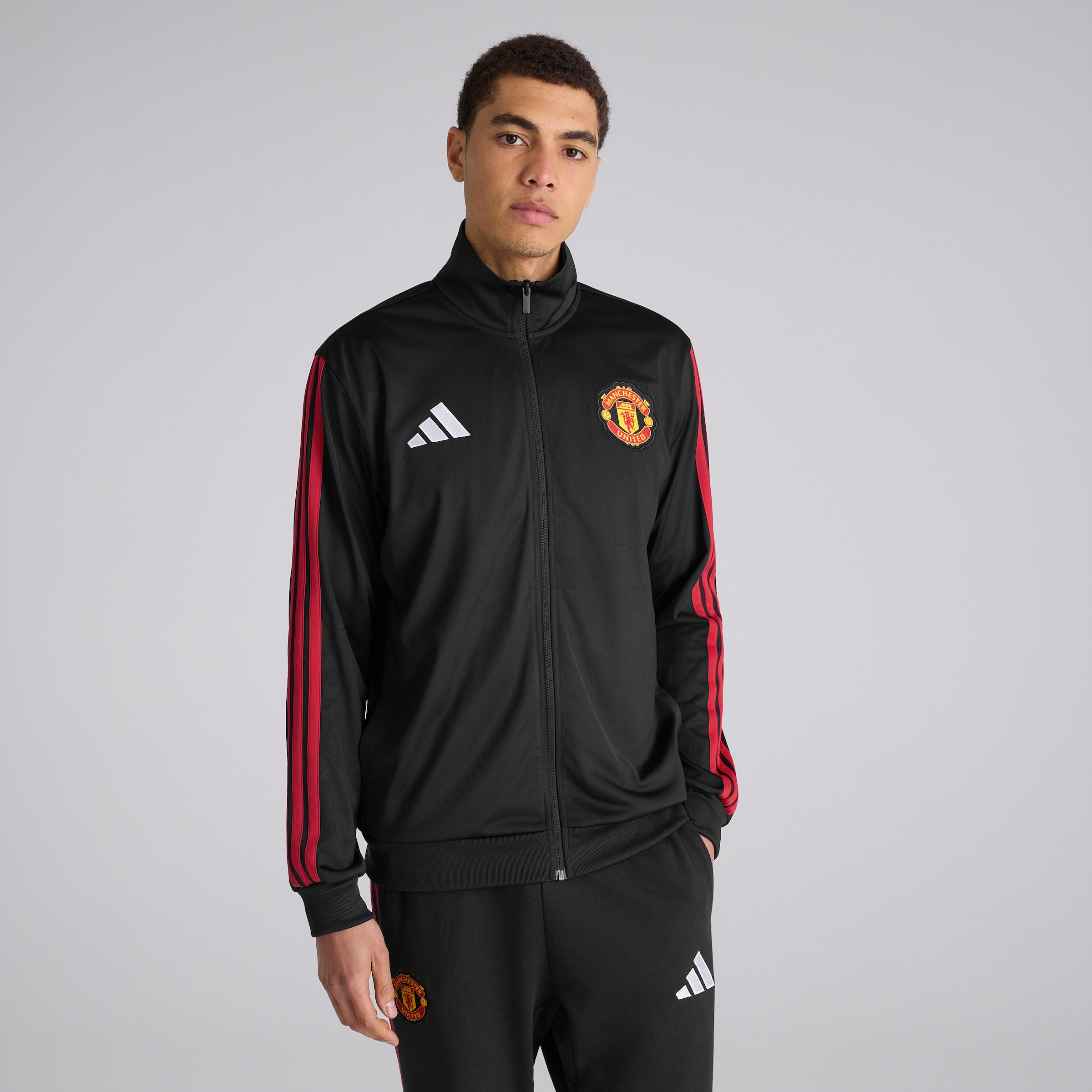 Manchester United x adidas DNA Track Top Black